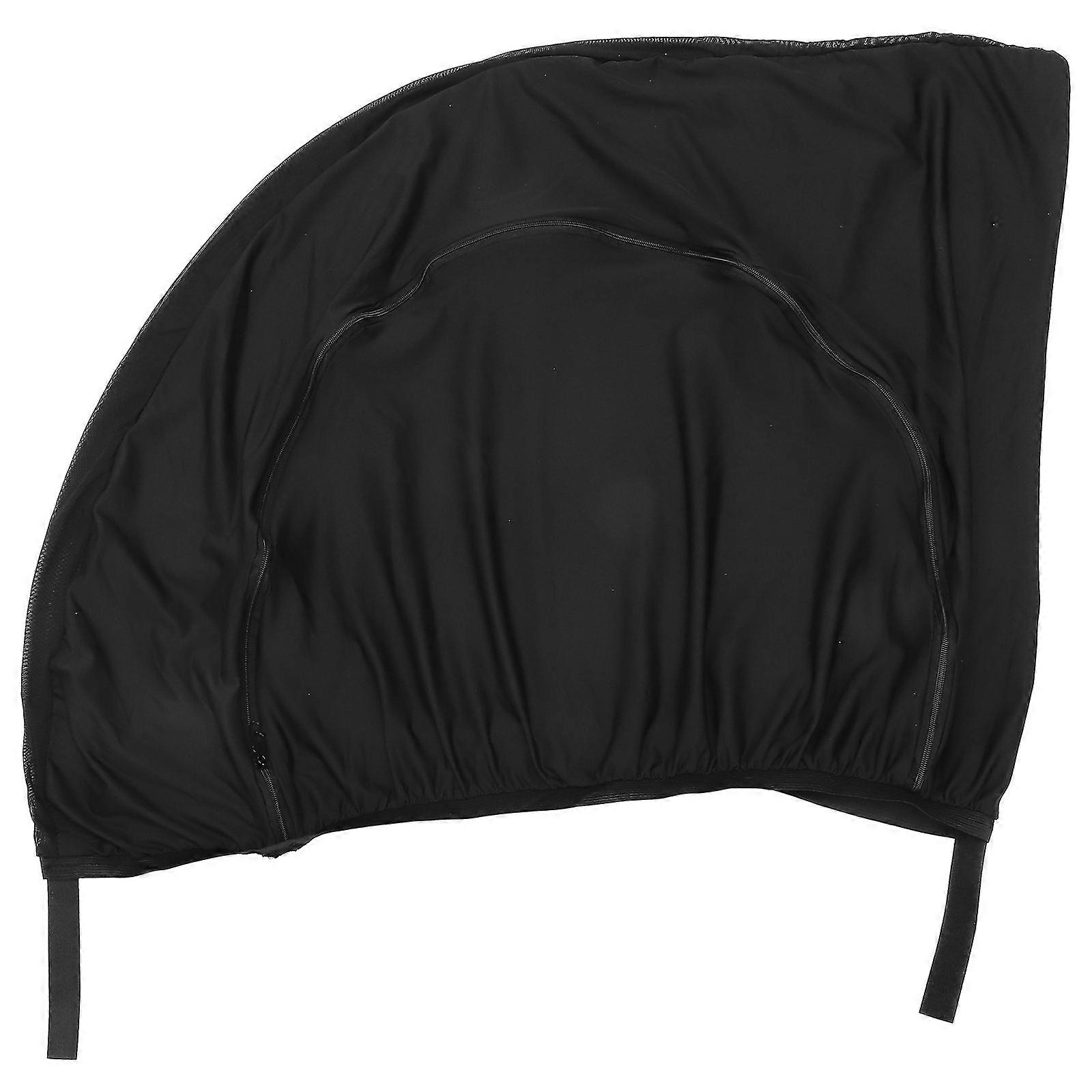 Car Front Sunshade Sun Protection Insect Prevention Rectangular 58x50cm 2Pcs