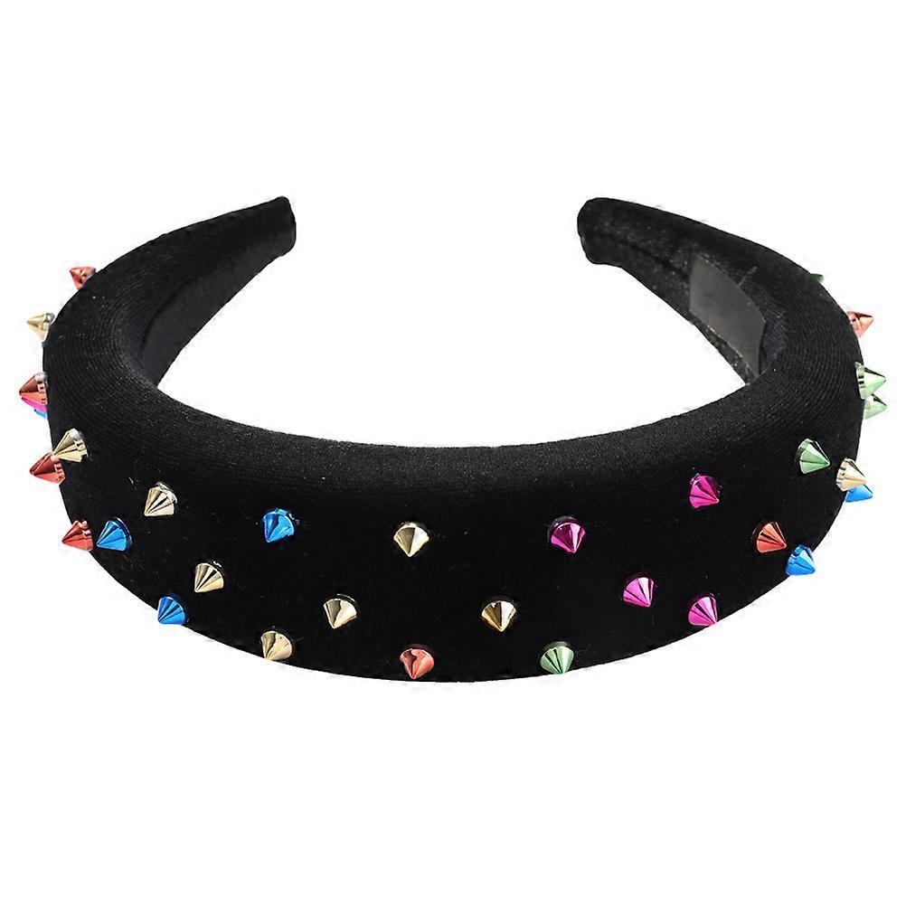 Chic Wide Headband for Family Gathering Holds Hair in Place Acrylic Material 1Pcs