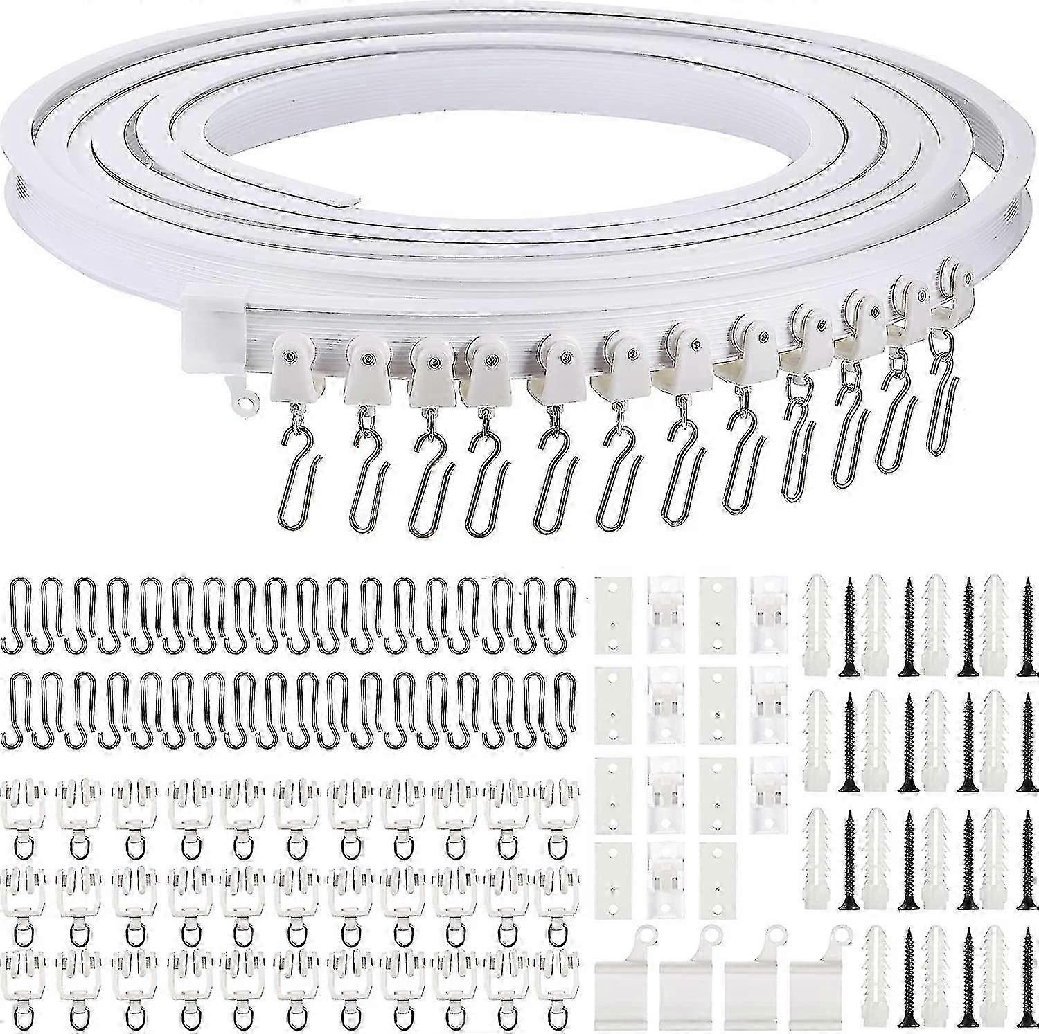 5 متر قابل للانحناء سقف منحني الستار المسار مرنة سقف الستار