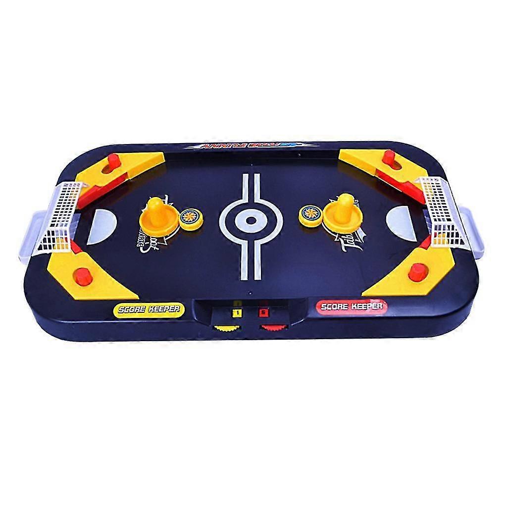 2in 1 Desktop Puck Battle Kids Play Air Hockey Table Game Interactive Toy