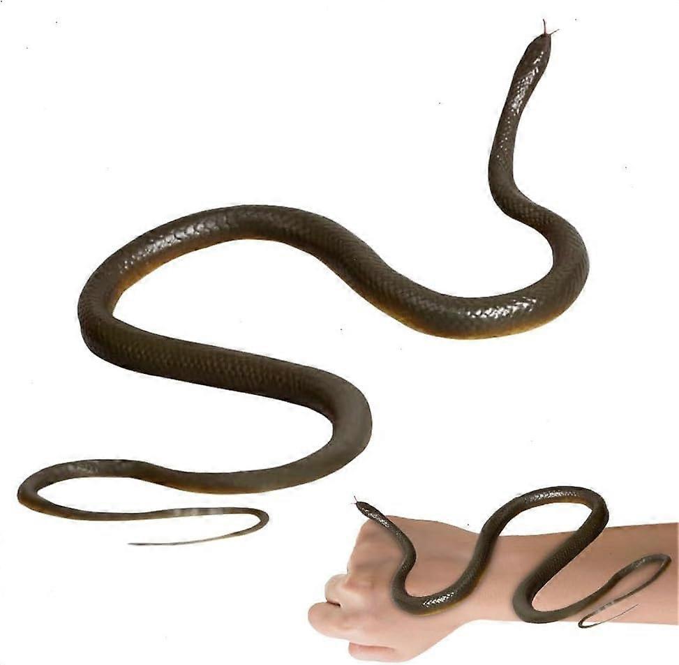Golf Snake Prank Kit with Clip-On String and Realistic Rubber Snake Toy for Garden Fun and Gag Gifts
