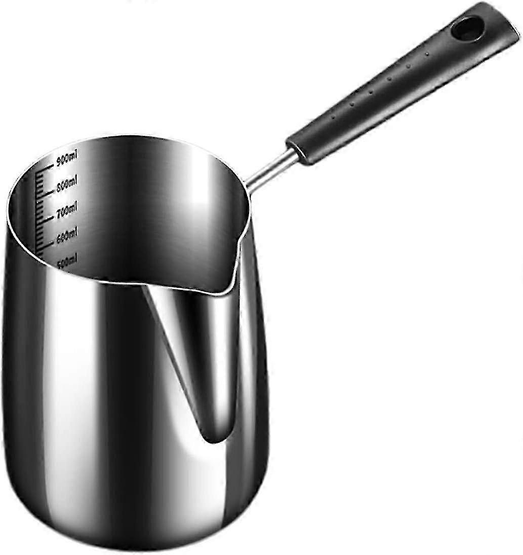 Small Non-Stick Stainless Steel 304 Mini Soup Cooker with Double Bottom, Ideal for Home Use and Cooking Oil