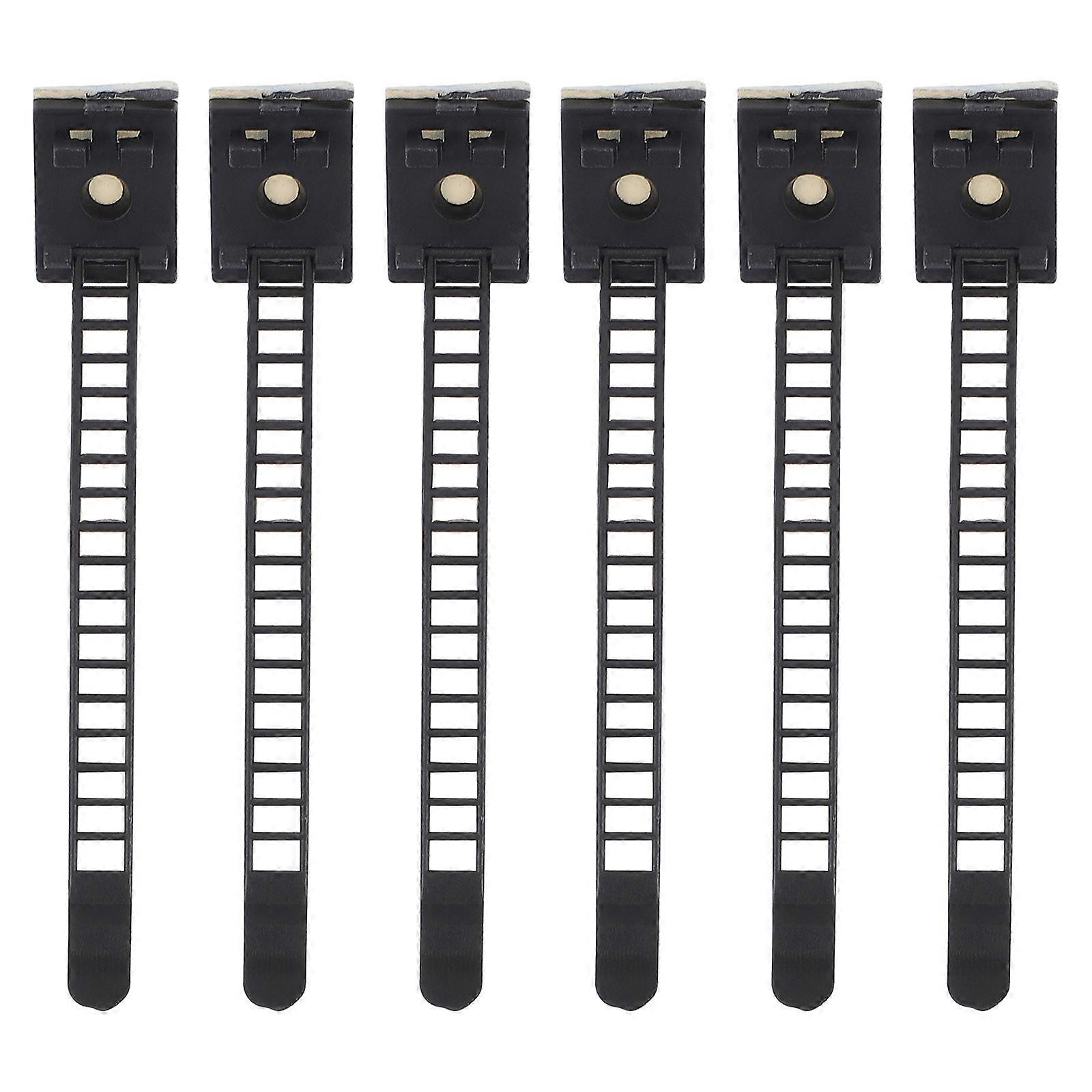 50Pcs Adhesive Cable Straps Wire Ties Cord Organizer Home Essentials