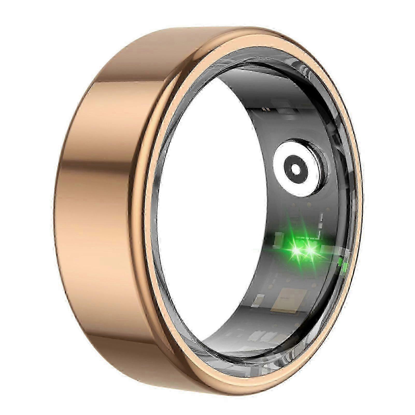 Bluetooth Smart Ring Health Tracker - Heart Rate, Blood Oxygen & Sleep Monitor, IP68 Waterproof Fitness Tracker for All