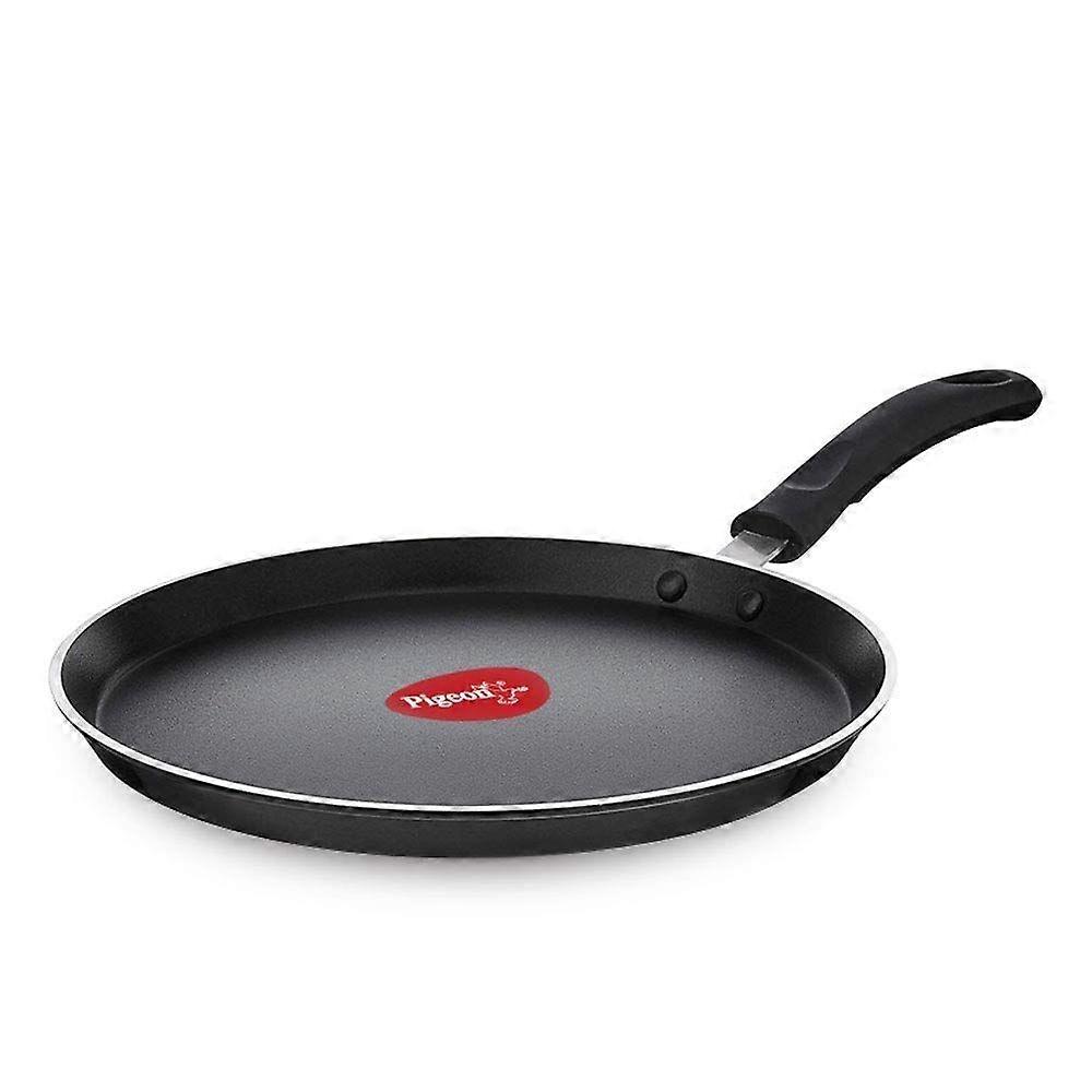 Special Non Induction Base Aluminium Non Stick Flat Tawa, 270mm, Cookware with 3mm width, Black