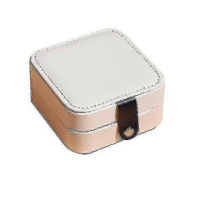 2025 Pu Simple Single-layer Creative Portable Jewelry Storage Box