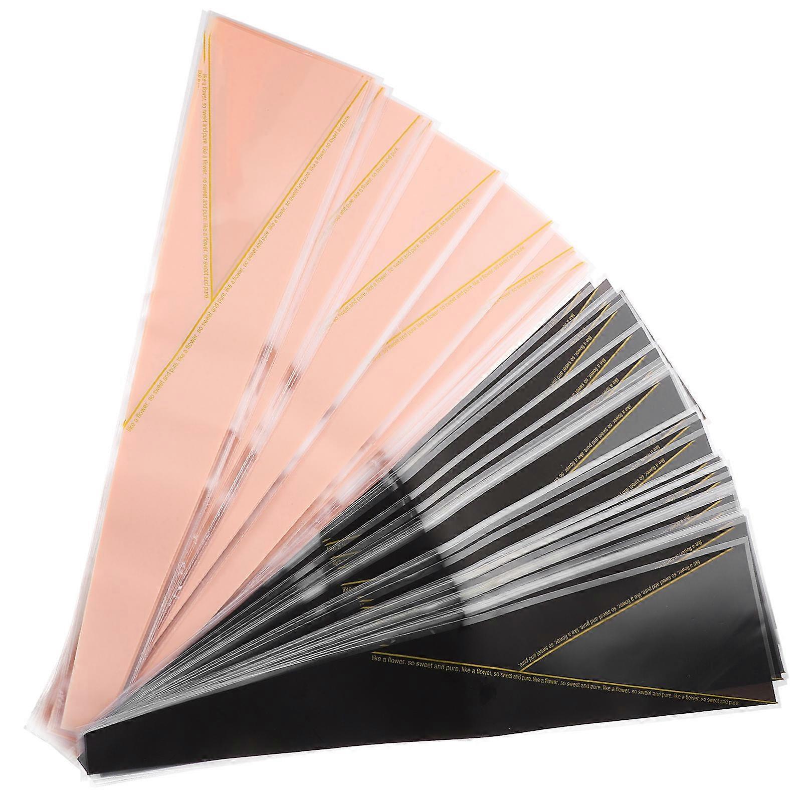 Single Rose Wrapping Materials present Wrapping Special Days Simple Design Pink 44.5X12cm 2Packs