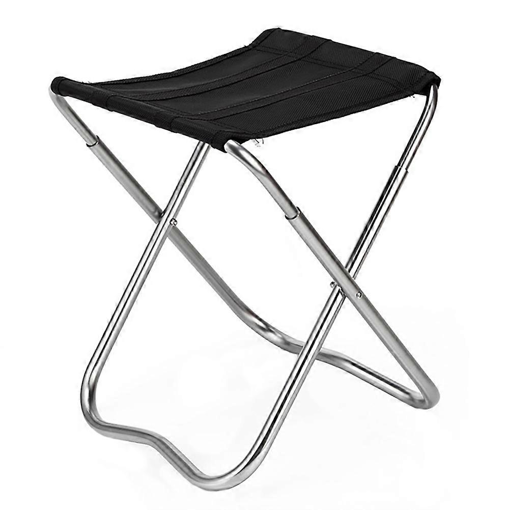 Here's a refined and professional product description based on your input:
**1pc Lightweight Folding Camping Stool – Portable Aluminium Alloy