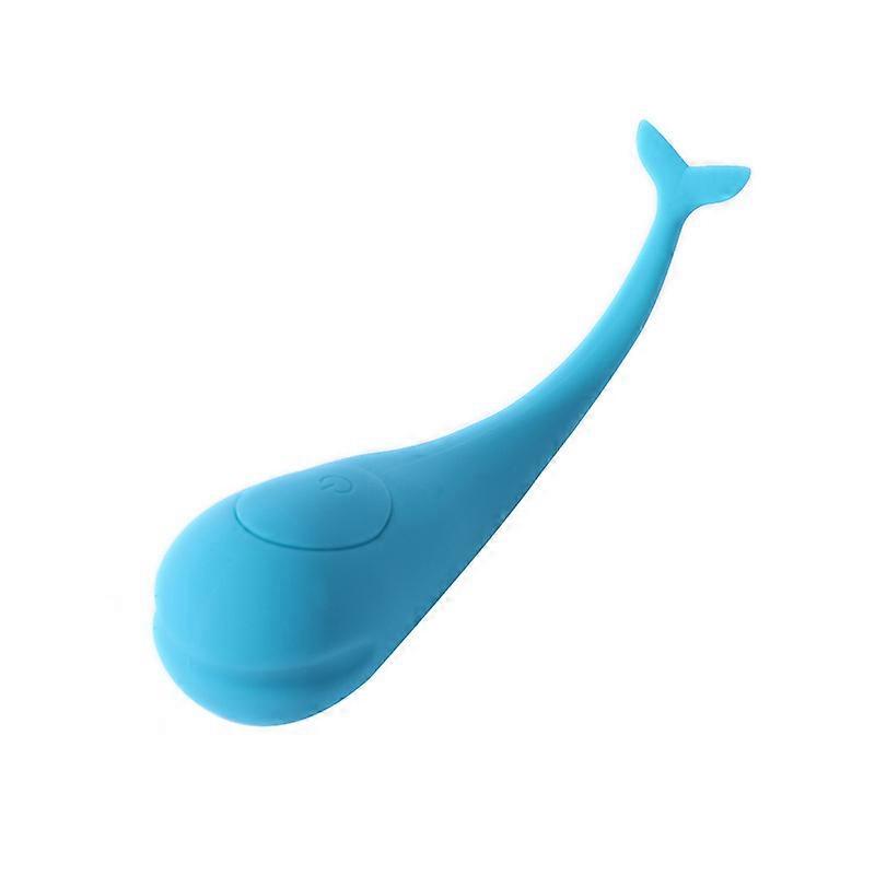 10 Frequencmetro Vibrador De Silicone App Bluetooth Sem Fio Controle Remoto Vibrao Ovocking Massagem Brinquedos(Blue)