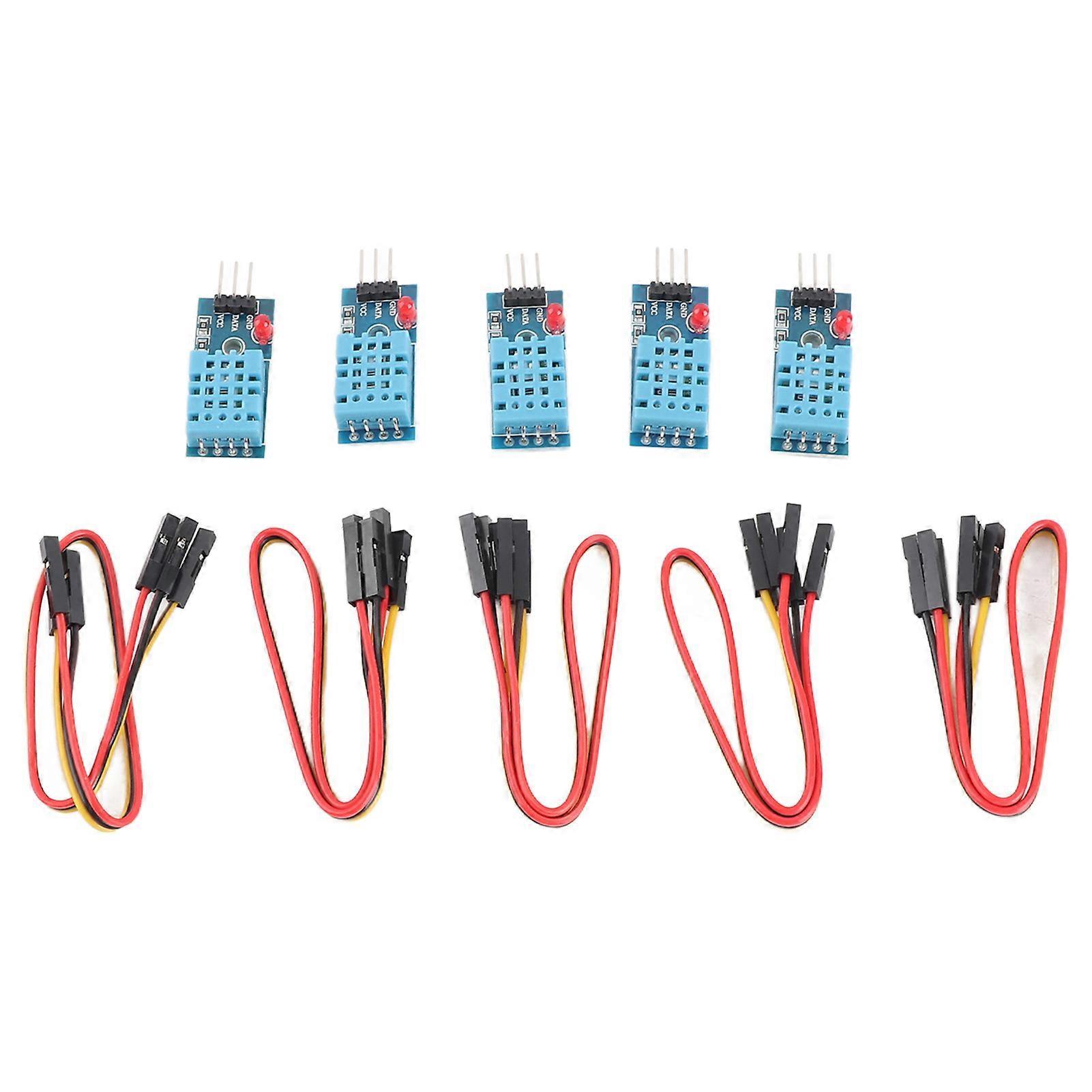 5PCS Temperature Humidity High Sensitivity Anti Interference Digital Sensor Module for Greenhouse