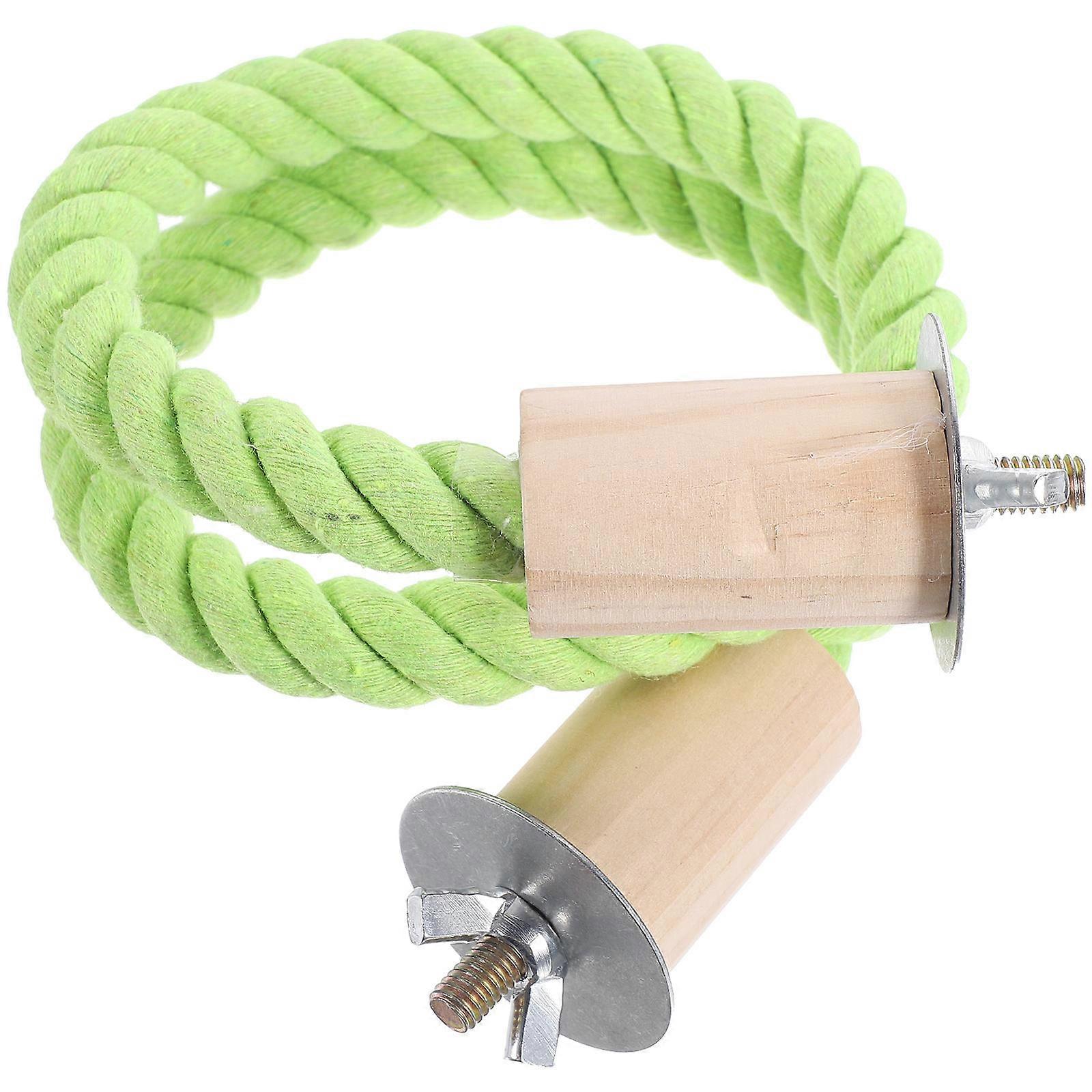 Parrot Standing Rope Perch Bird Play Increase Bird Activity Set