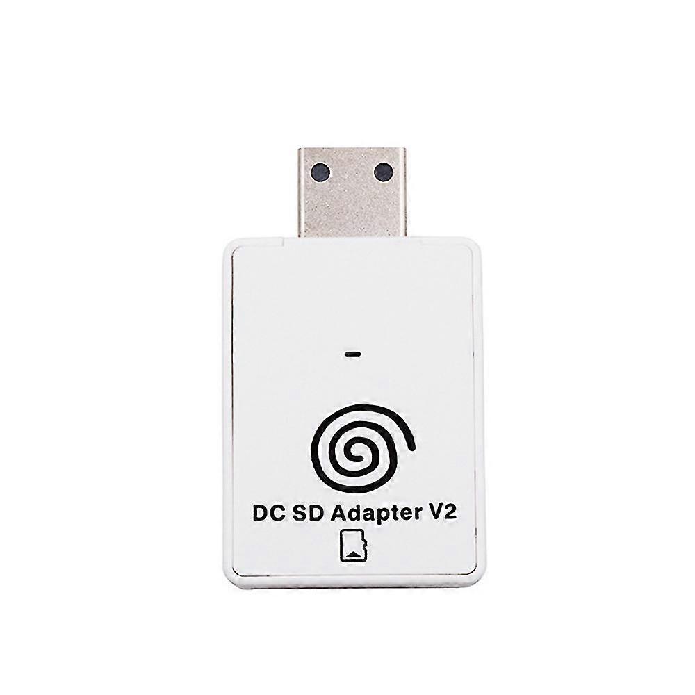 SD/TF Card Adapter Reader für Dreamcast und CD mit DreamShell Read Games für DC Dreamcast Konsolenweiß SZRH A-D