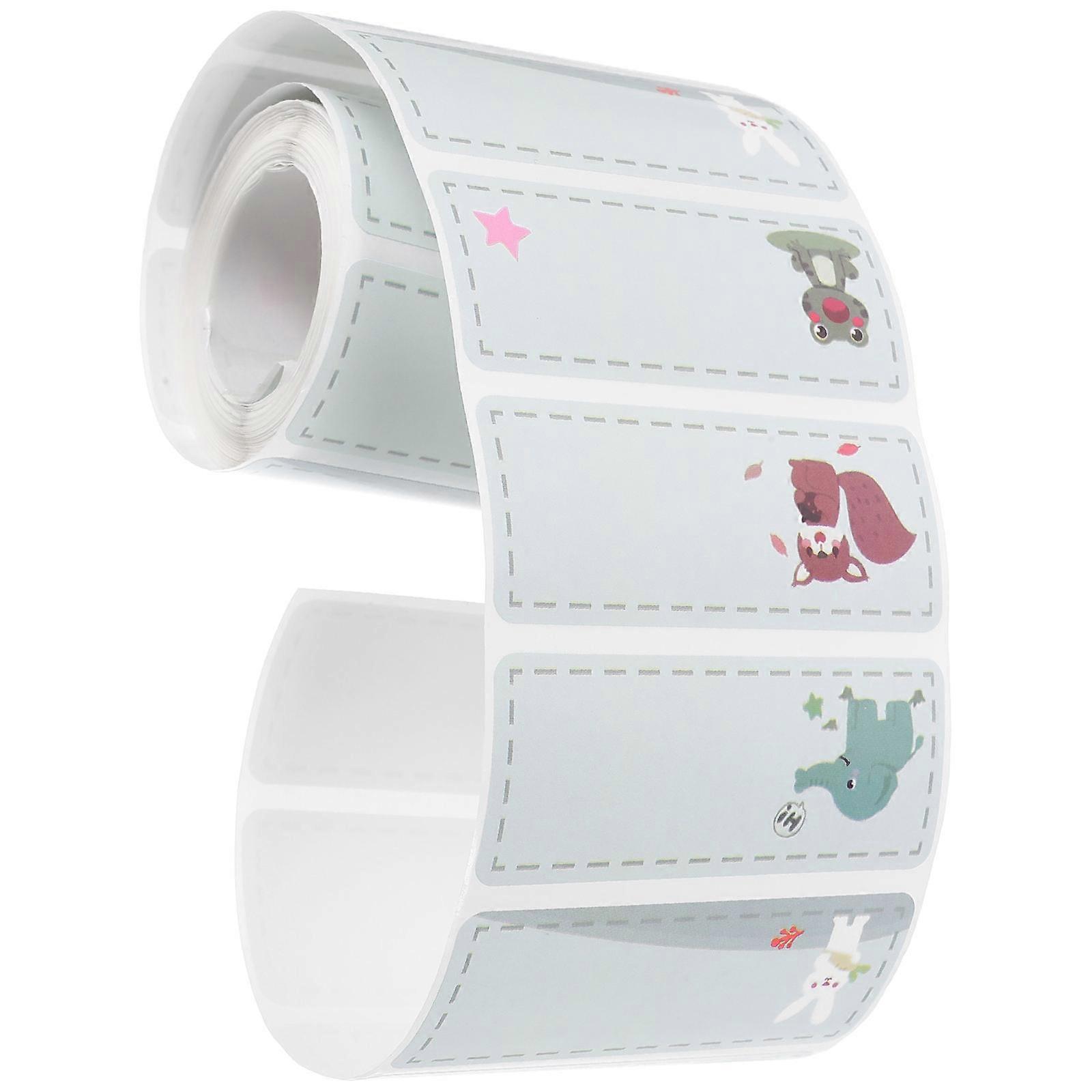 Adorable DIY Name Stickers Roll Self Adhesive Nameplates for Desks, Windows, Bulletin Boards Easy to Use Decorative Labels for Office and