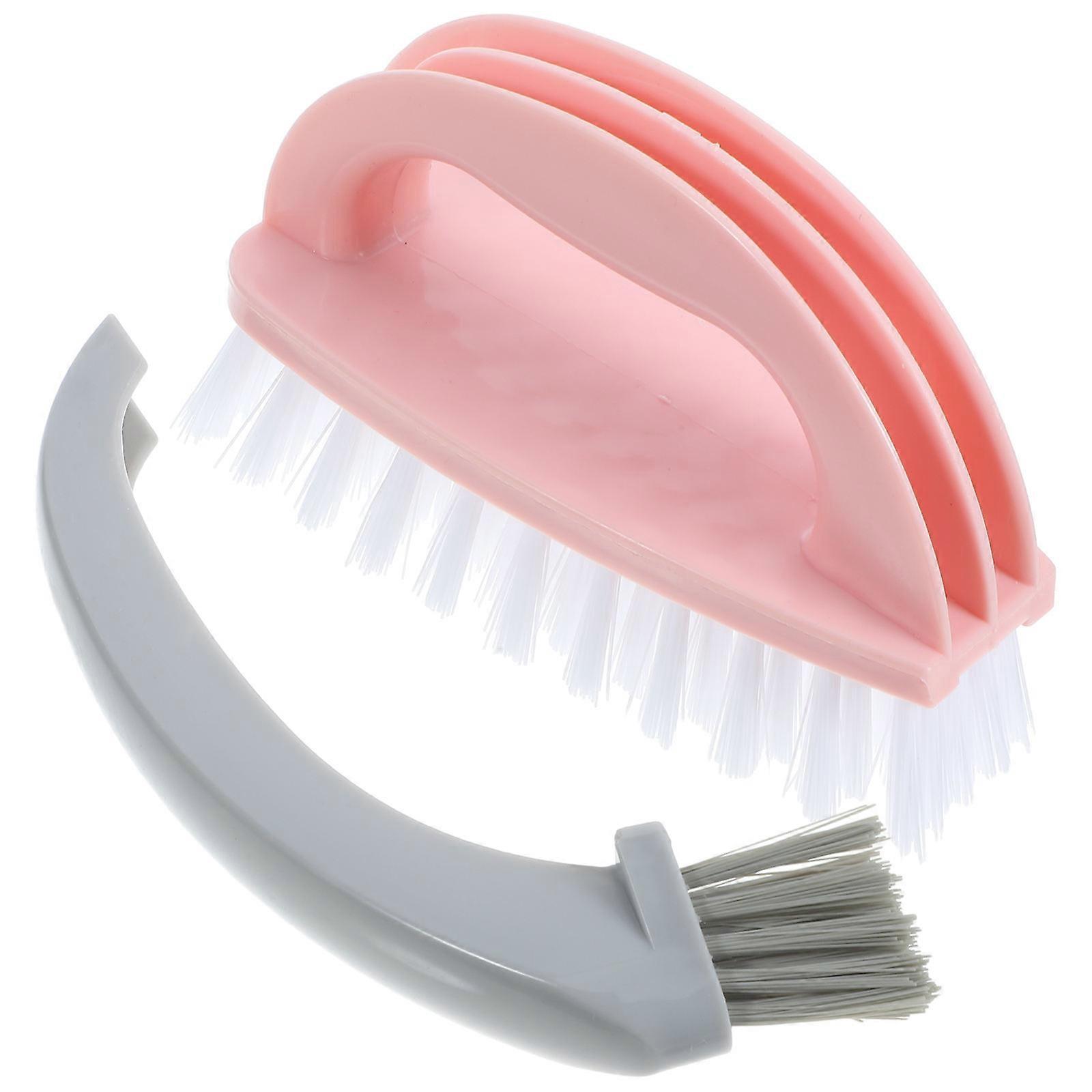 Cleaning Brush with Detachable Design for Laundry Scrubbing 1 Set Includes Clothes and Shoes Scrub Brushes