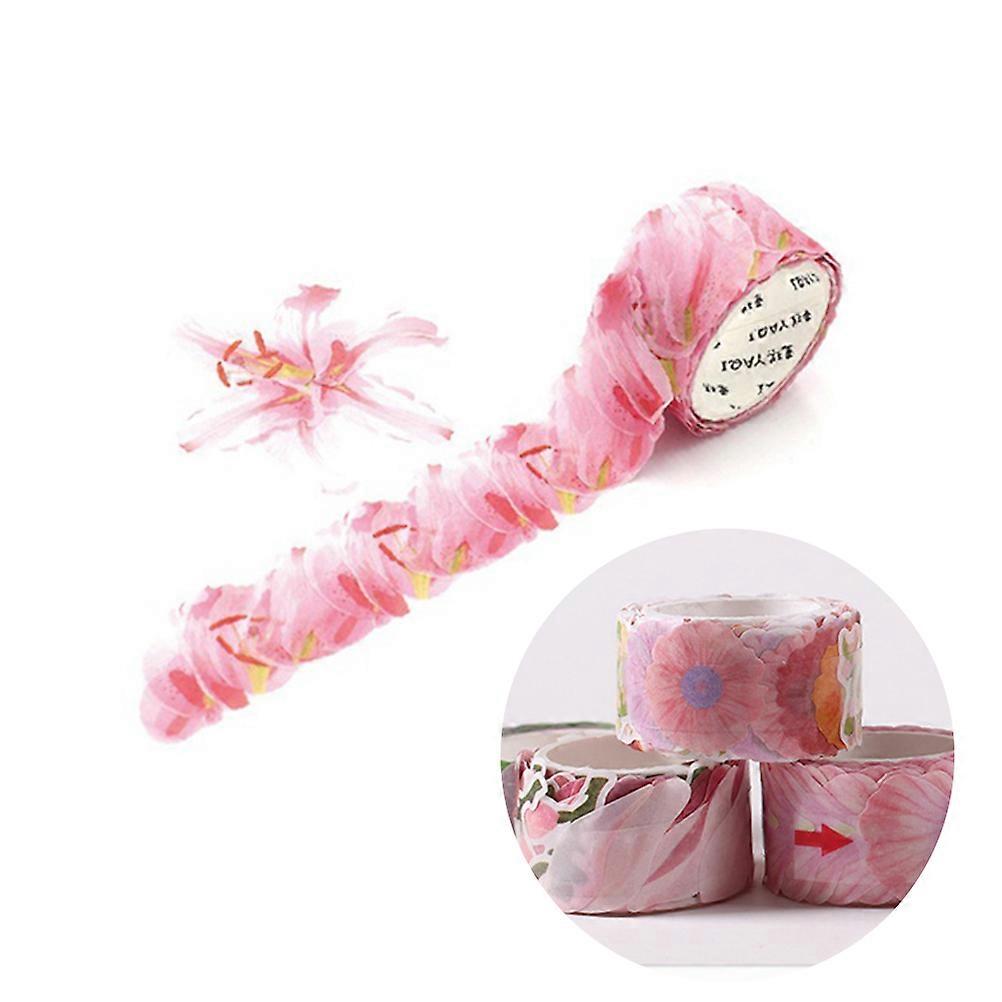 Lily Stickers Petal Stickers Scrapbooks Assorted Color 3.5 x 1.6 x 0.3cm Decorative 1Pcs