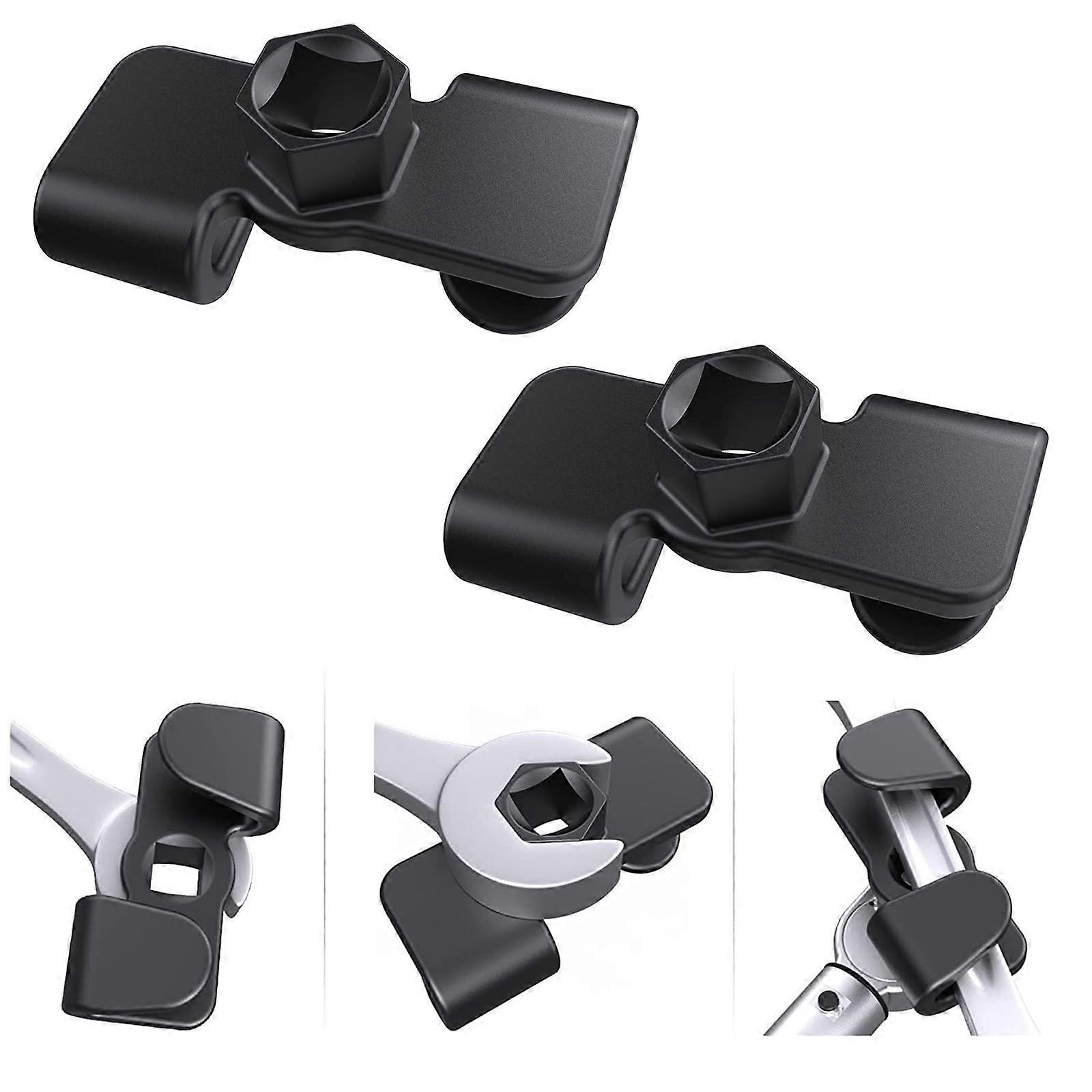 Wrench Extension Set, 2 x Universal Wrench Extender Adapter for 1/2 Inch Drive and 21 mm Hex Key Compatibility