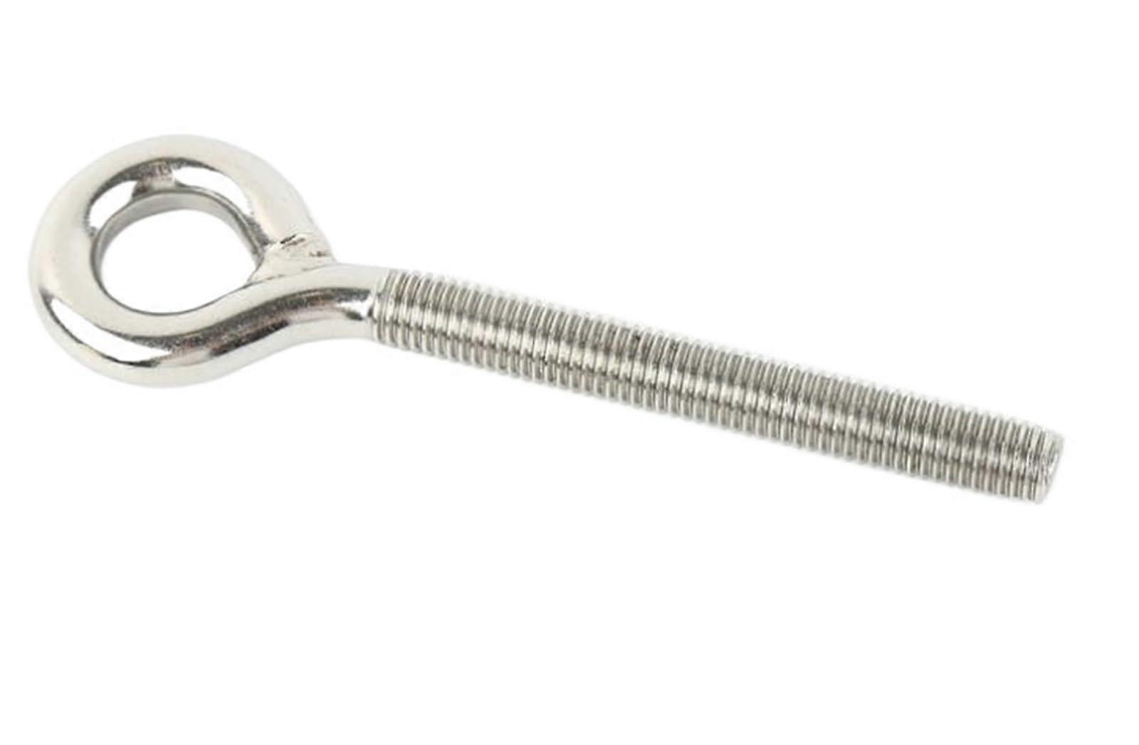 2 pieces M4 M5 M6 M8 eye screw bolt ring/hook 304 stainless steel screws with 2 pieces nuts (Closed Hook, M5) M5 Closed Hook