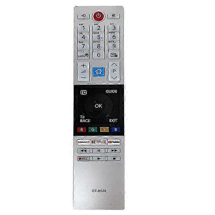 CT-8528 For TOSHIBA Replacement Television Remote Control Ergonomic TV Remote