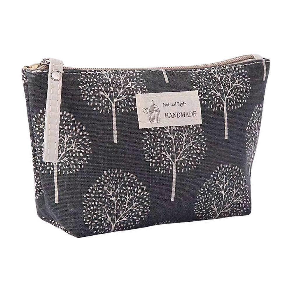 Makeup Bag, Large Capacity Canvas Toiletry Zipper Bag Travel Storage Bag H2J1