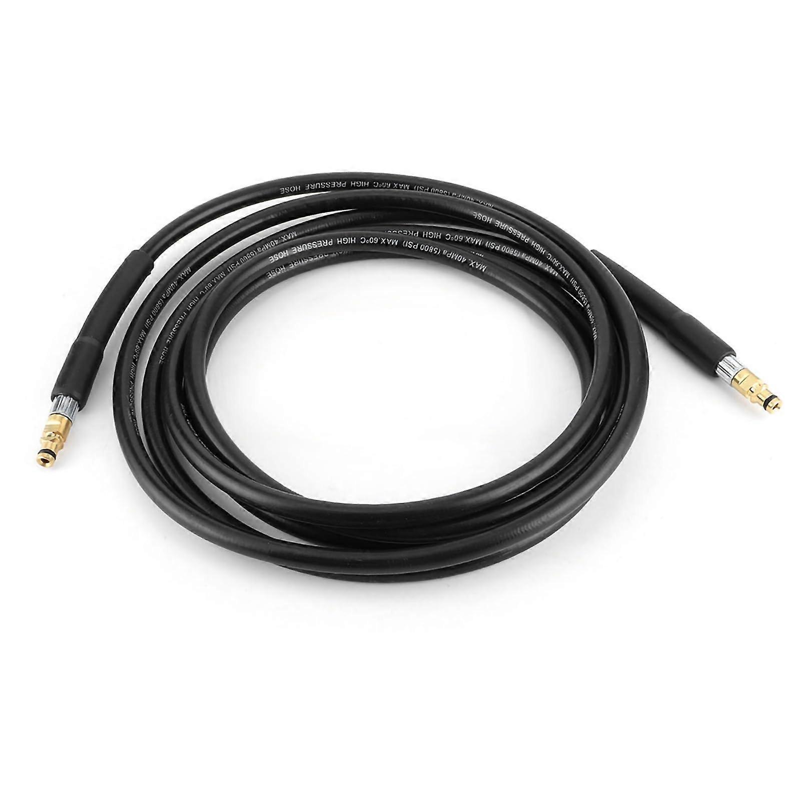 40 MPa Maximum Pressure Cleaning Hose for K2 K3 K4 K5, Rubber Material, Black, Easy to Use (8m / 26.2ft) 8m / 26.2ft 8m / 26.2ft
