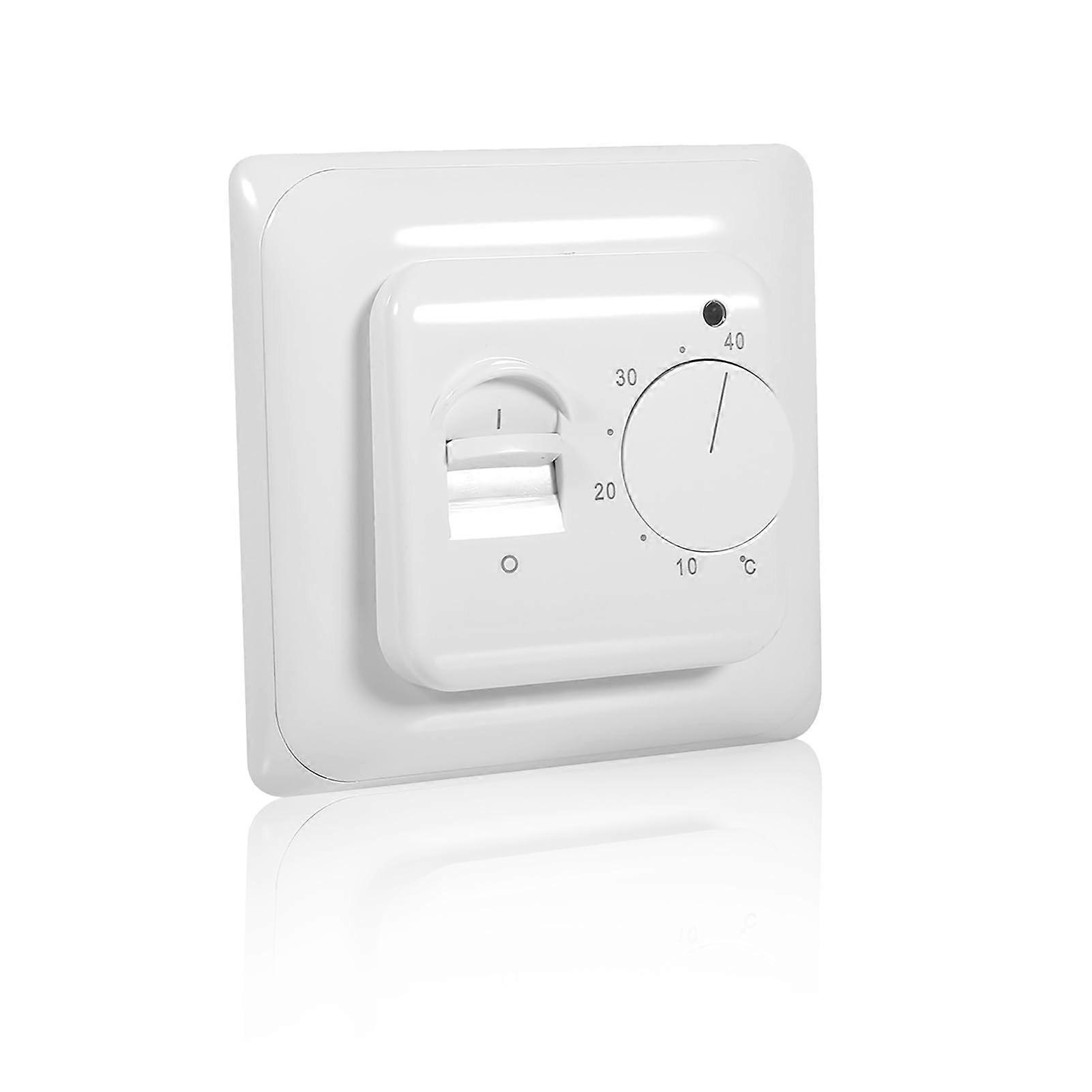 AC220V 16A Mechanical Thermostat Underfloor Heating Controller 5℃40℃