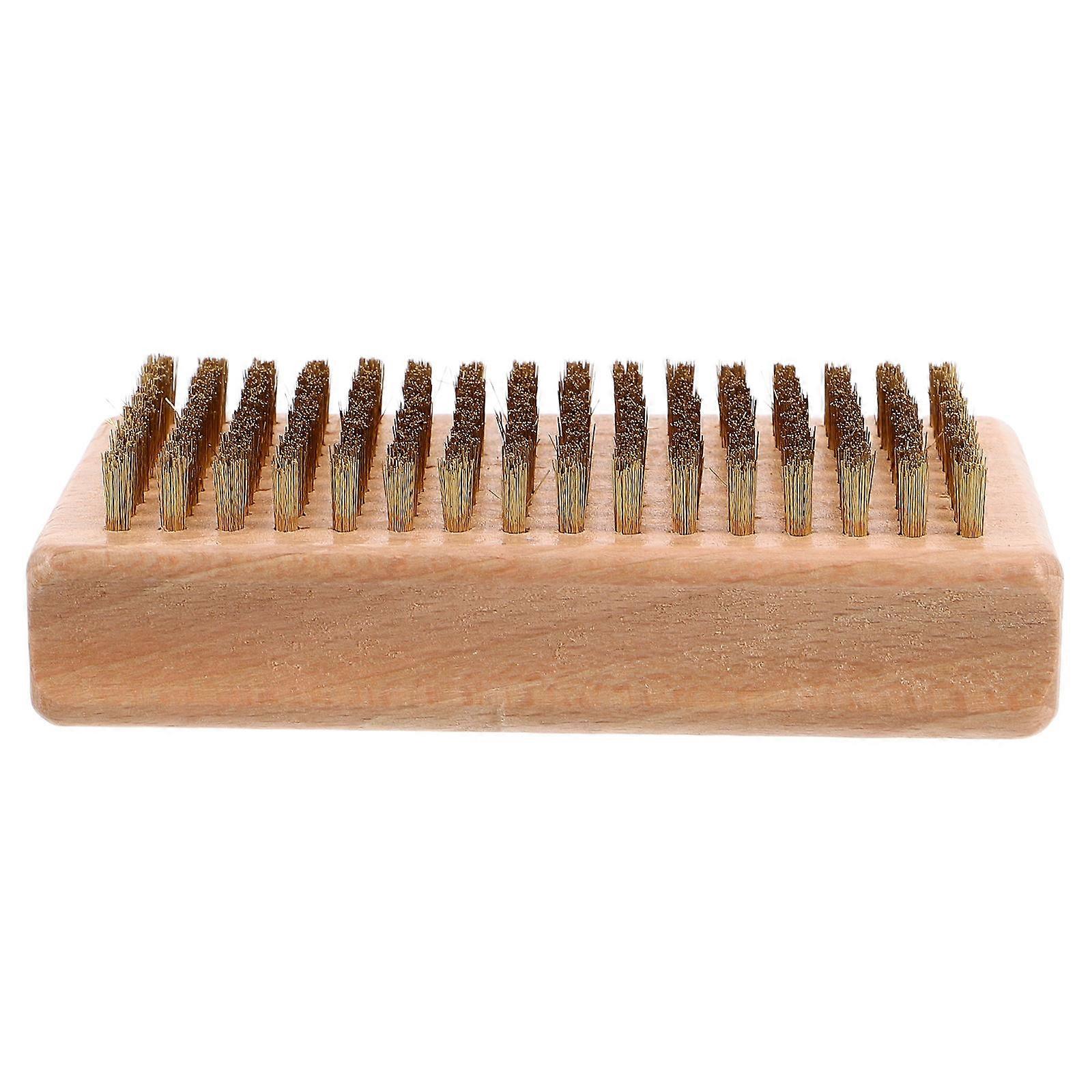 Worgeous 1 Set Ski Board Brush Copper Skate Board Waxing Tool Skiing Accessory for Board Supply and Polish