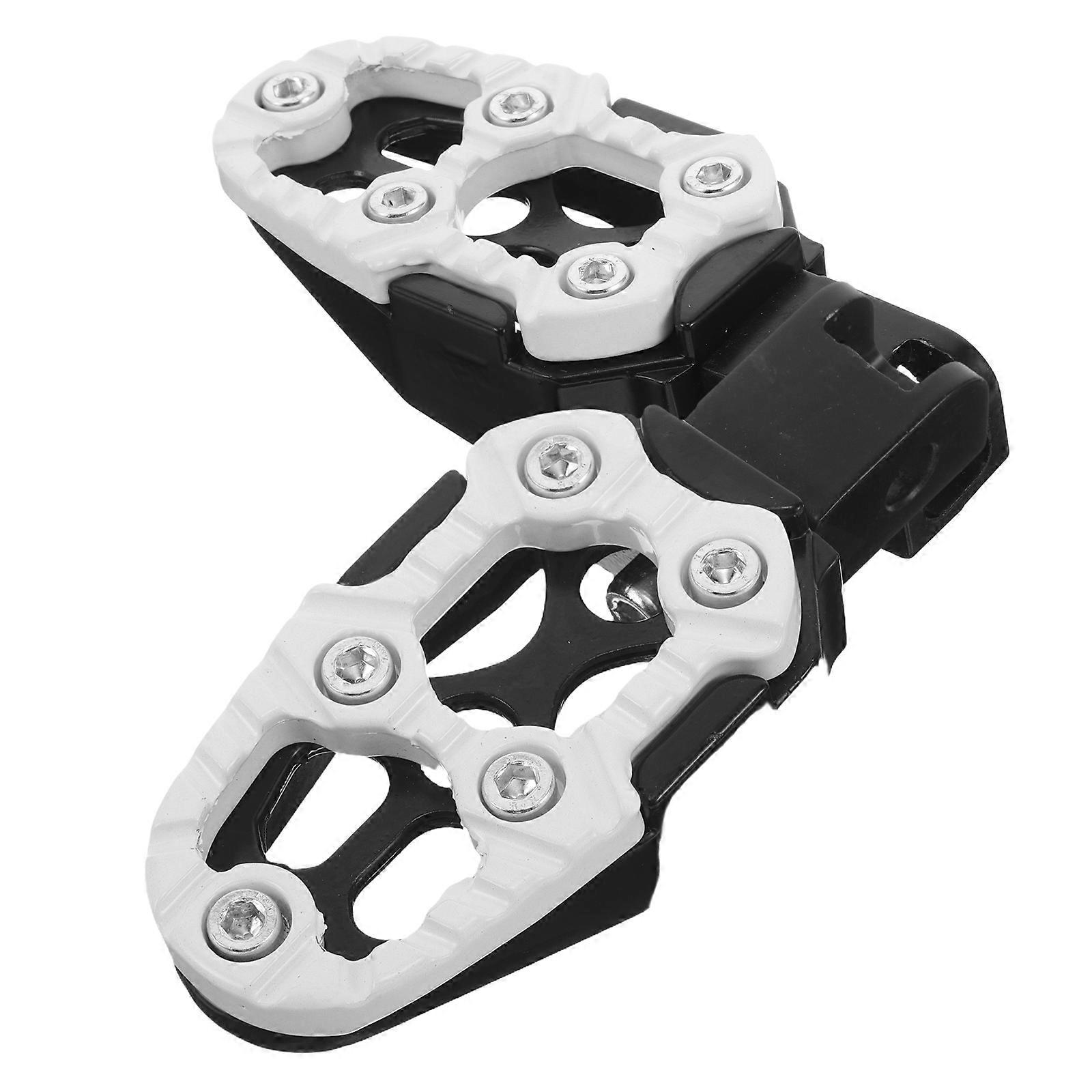 Aluminum Motorcycle Foot Pegs Slip Resistant Rear Footrests for Men's Bikes – Easy Installation & Enhanced Traction for Comfortable Long Rides