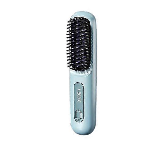 Portable Hair Straightener Brush With Fast Heating