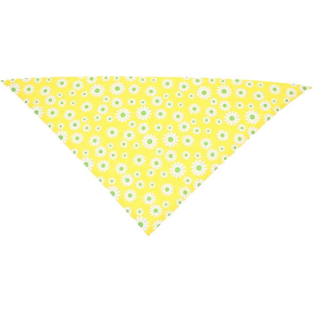 Cute Dog Bandana Triangular Shape Dog 66x45cm Easy To Clean 1Set