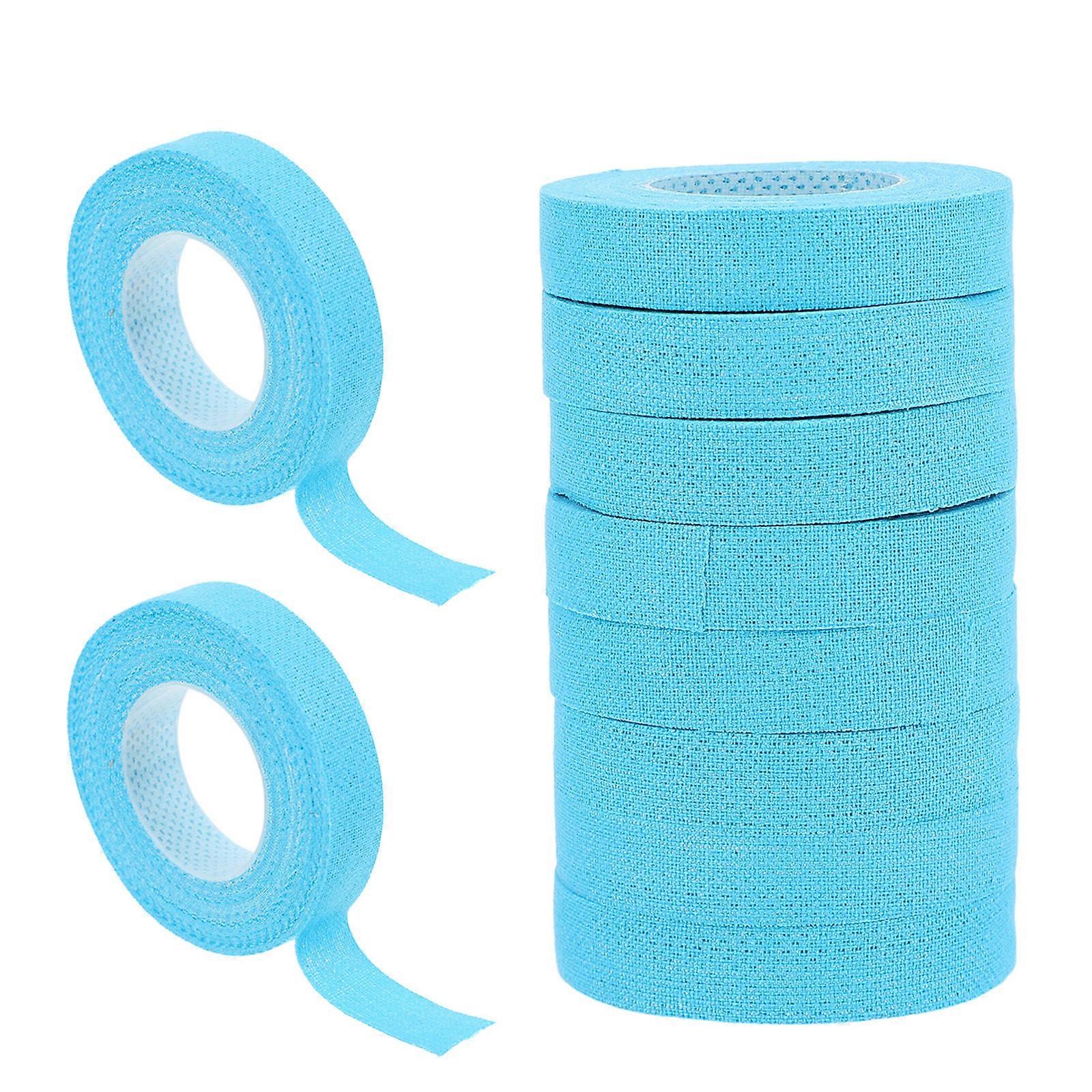 10 Rolls Breathable Guzheng Finger Tape Self Adhesive for Nail Protection Blue Enhanced Performance