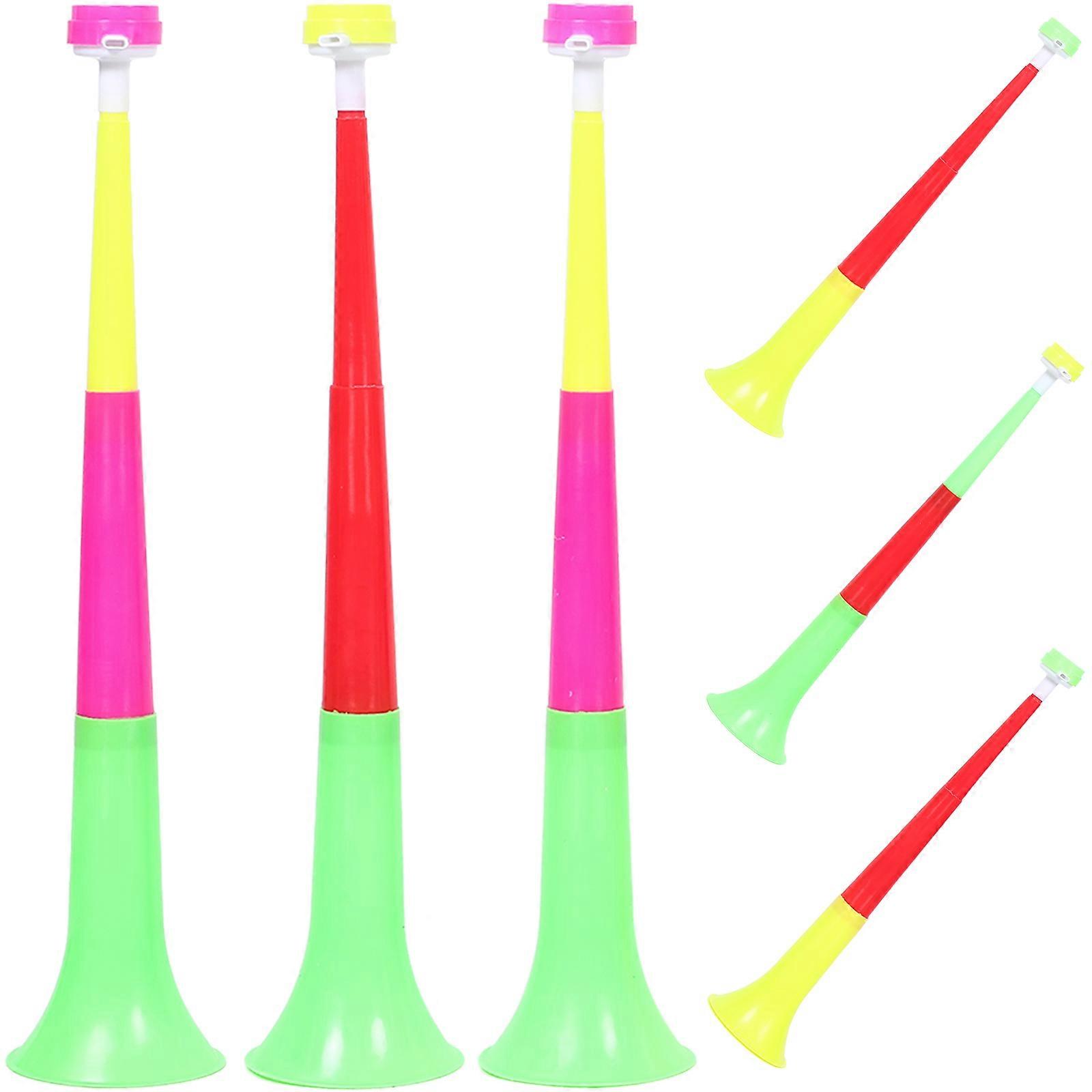Telescopic Horn Toy for Pet Use Plastic Gift with Smooth and Safe Design 6Pcs