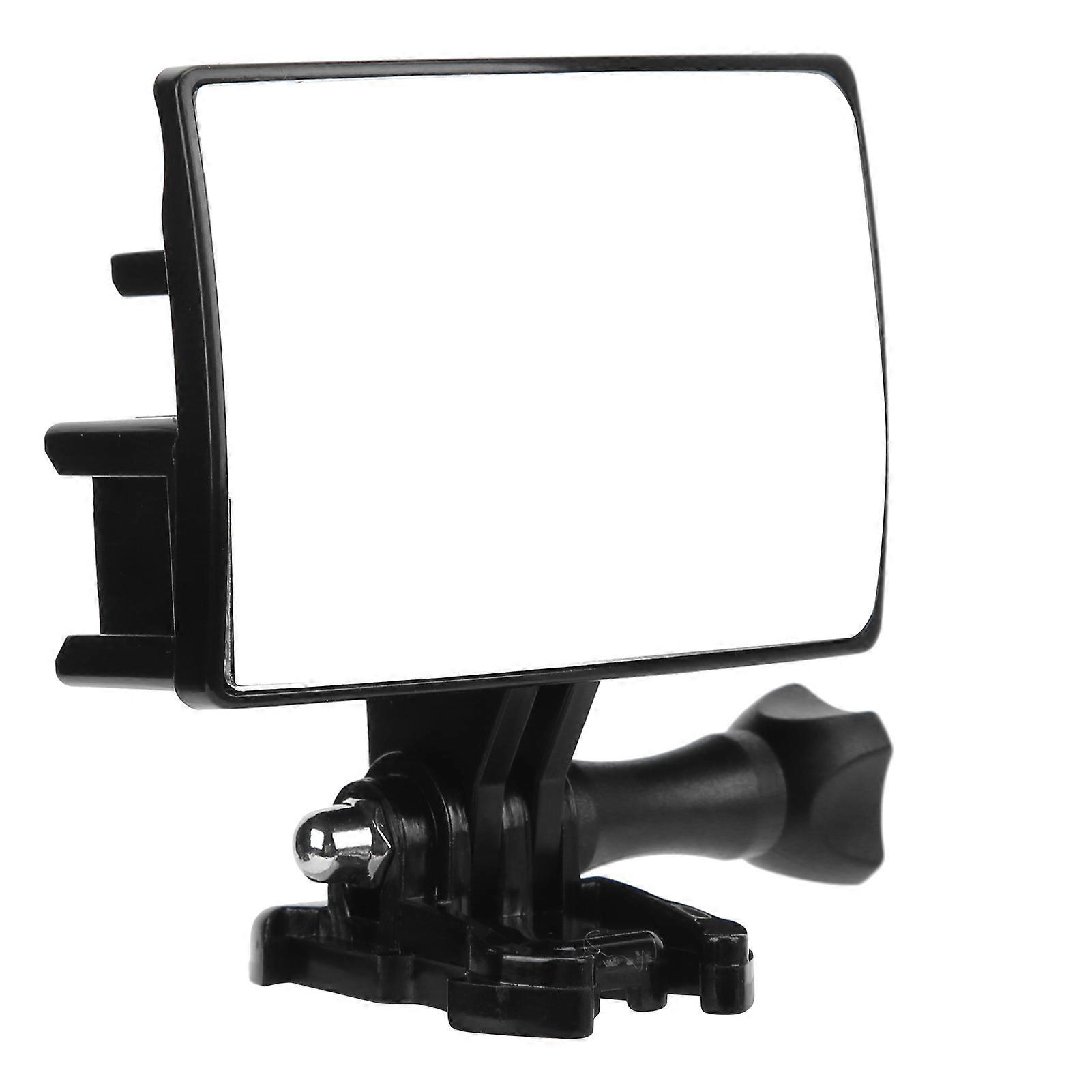 SheIngKa Action Camera Selfie Flip Screen Mirror with Cold Shoe Mount for Vlogging