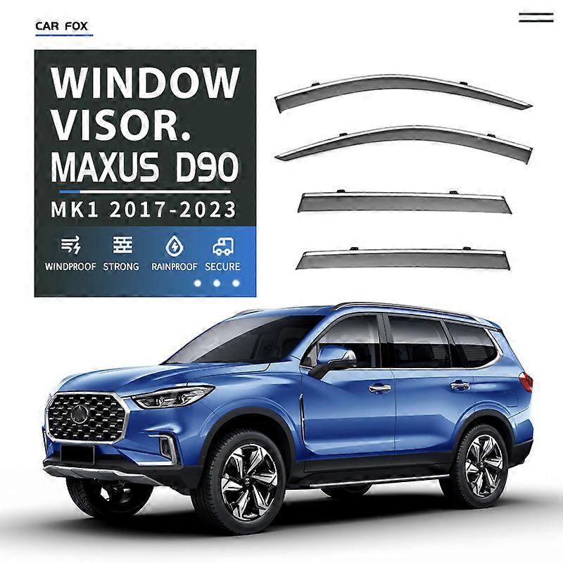 Applies to For MAXUS D90 PRO 2017-2020+ Car Window Visor Awning Shelters Windshield Side Window Rain Sun Shade Auto Accessories