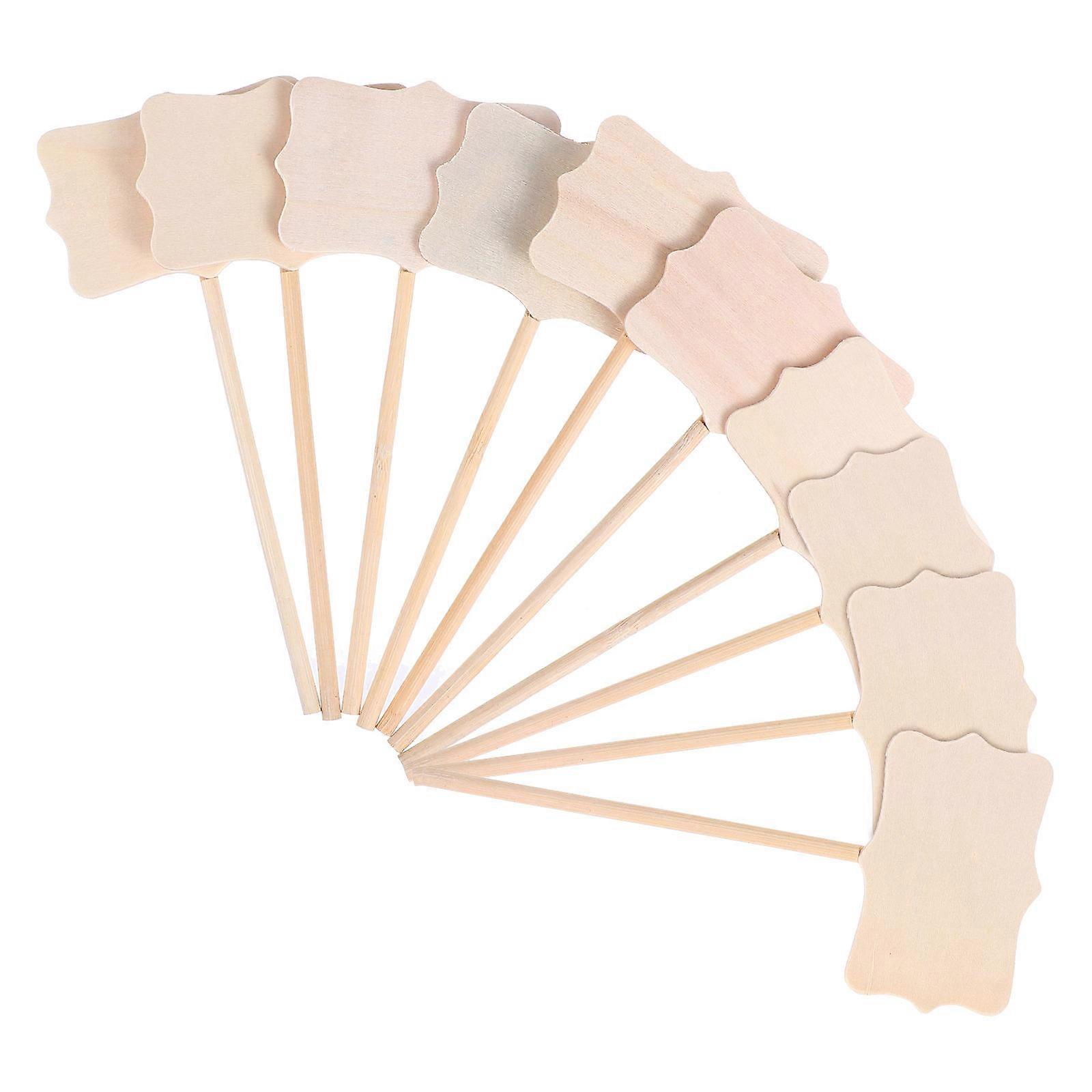 Beige Wooden Insert Cards for Decor and DIY Craft Projects 20pcs