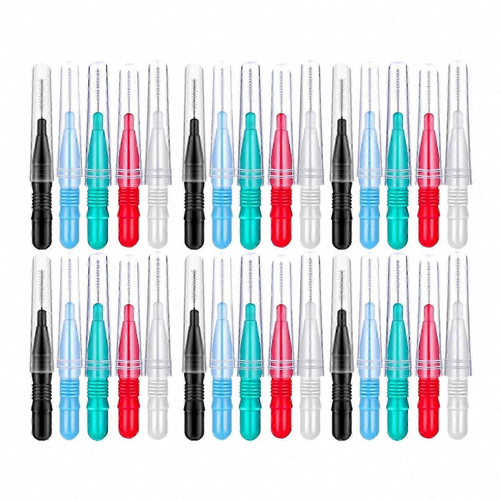 30/30/60PCS Eyebrow Brushes Mini Spoolie For Eyebrows And Eyelashes Extensions Portable Cosmetic Brush Set 60pcs