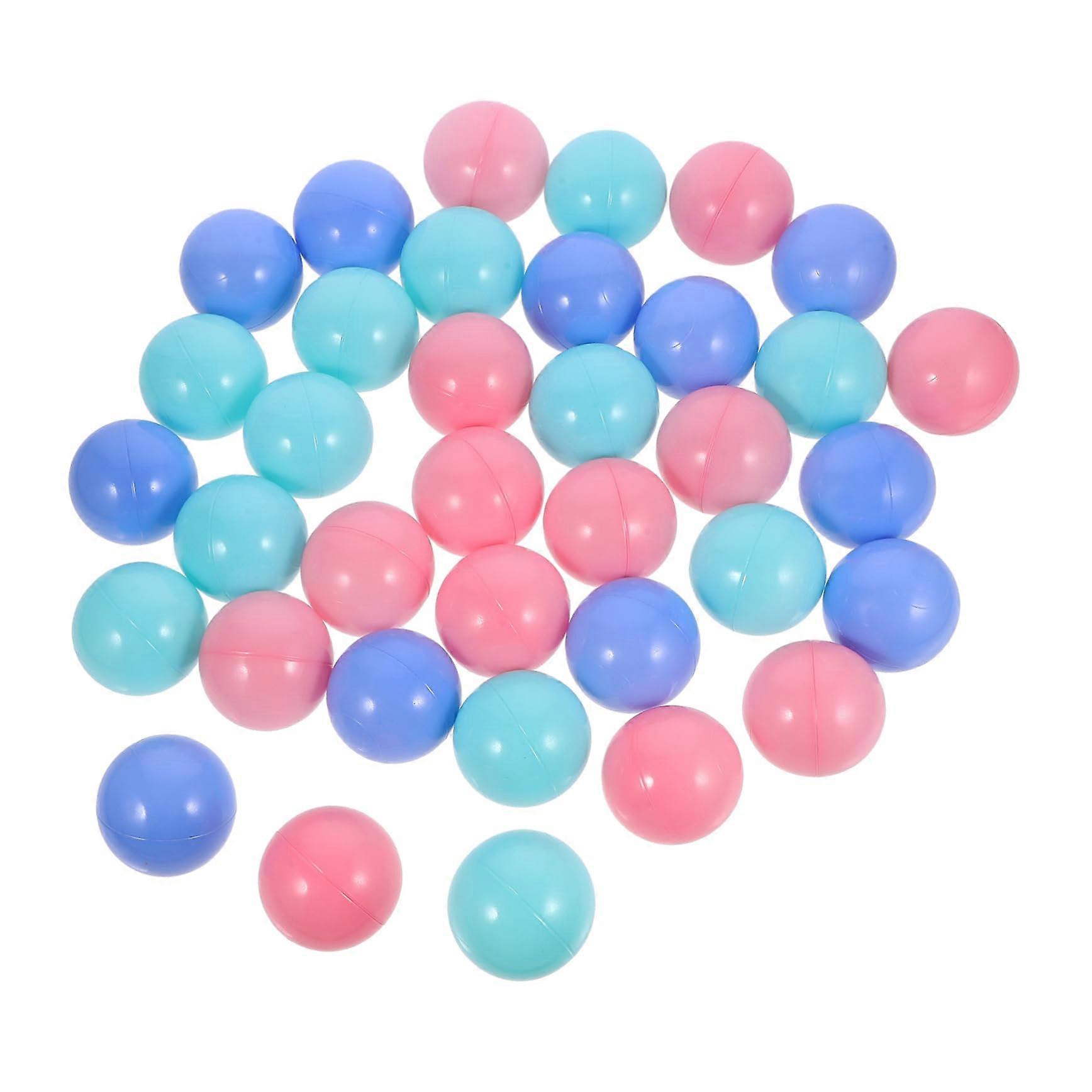100 Pieces Coloured Sea Balls for Kids - Durable Macaron Color Swimming Toy for Ball Pits and Play Tents