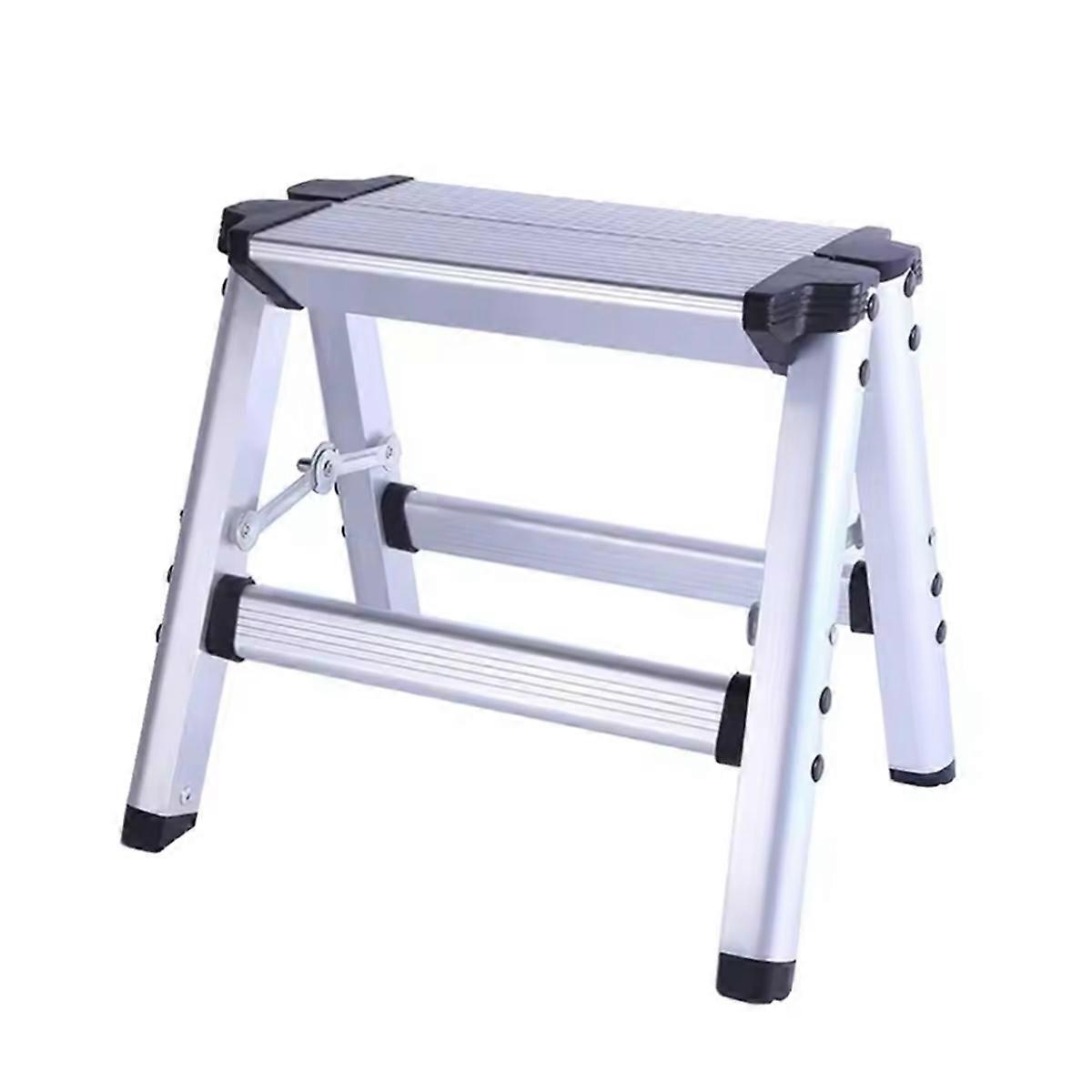 1 Step Stool Folding Ladder Aluminum Alloy Herringbone Ladder Thickened Ladder Stool Portable Home