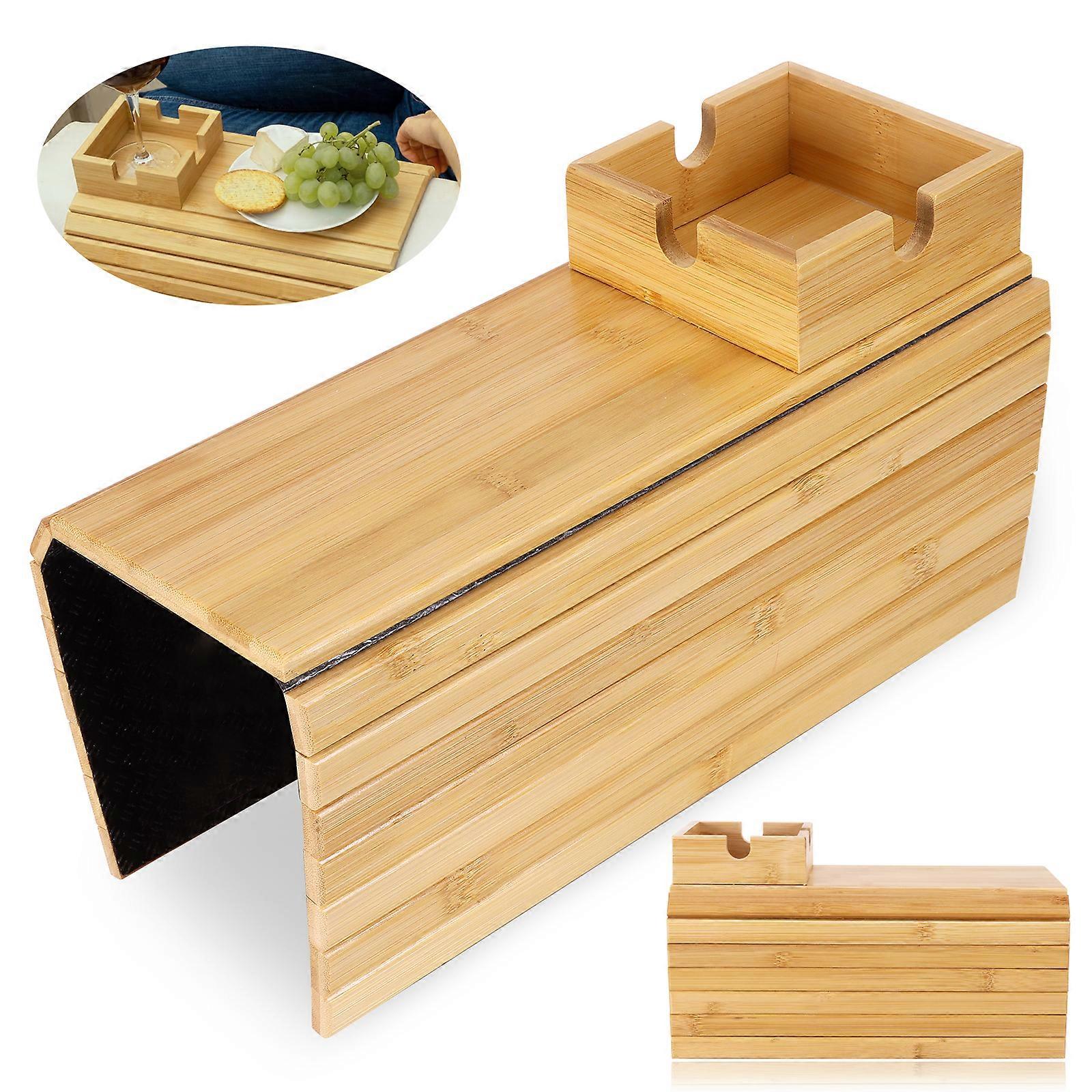 Folding Sofa Armrest Tray | Varnished Version 2 |