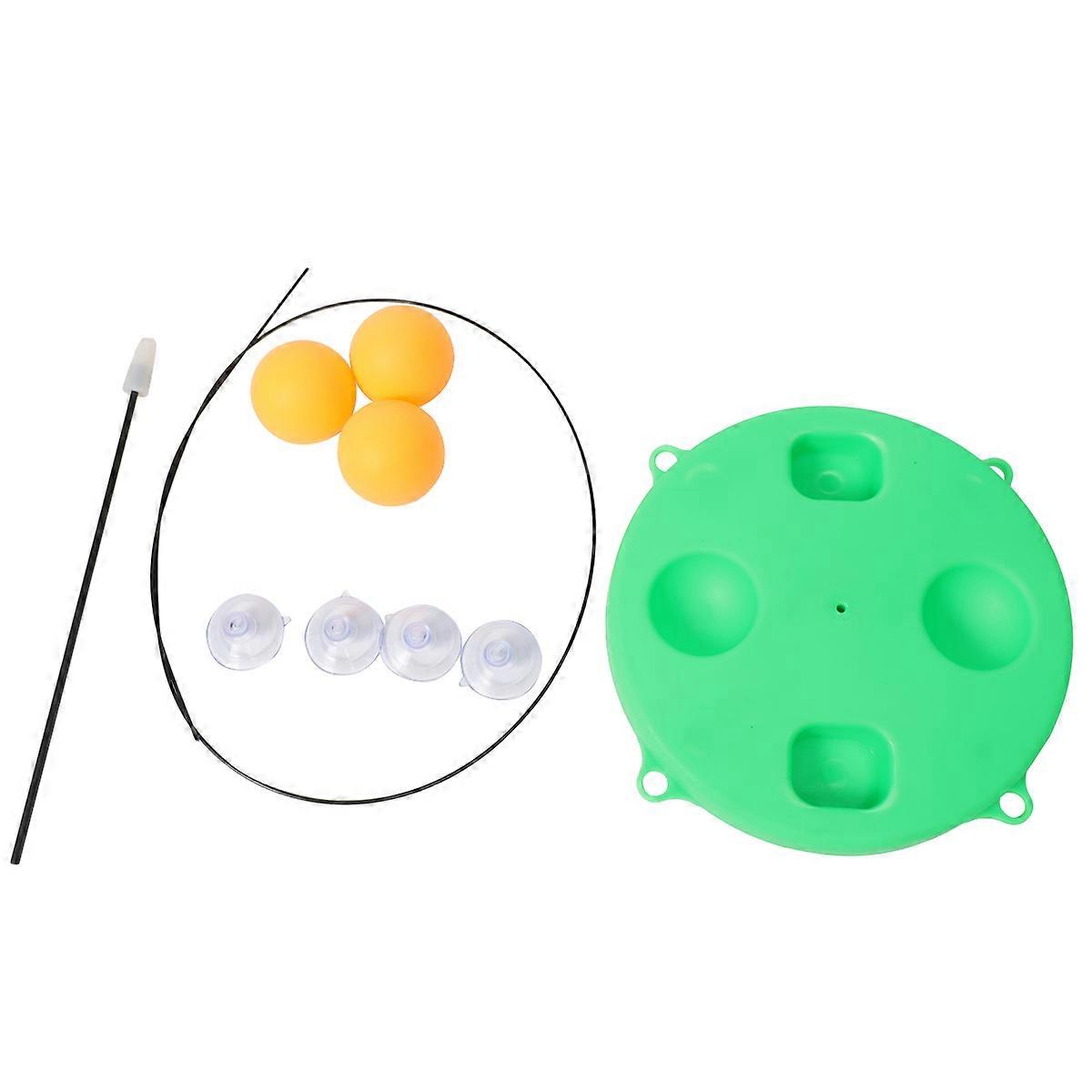 Home Table Tennis Trainers Elastic Bobbin Personal Training No Need to Pick Up Balls Green 94x18.5cm Sports Training Device 1 Set
