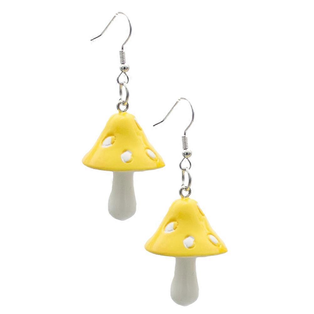 Nature Earrings with Trendy Mushroom Shape Perfect for Parties and Gatherings