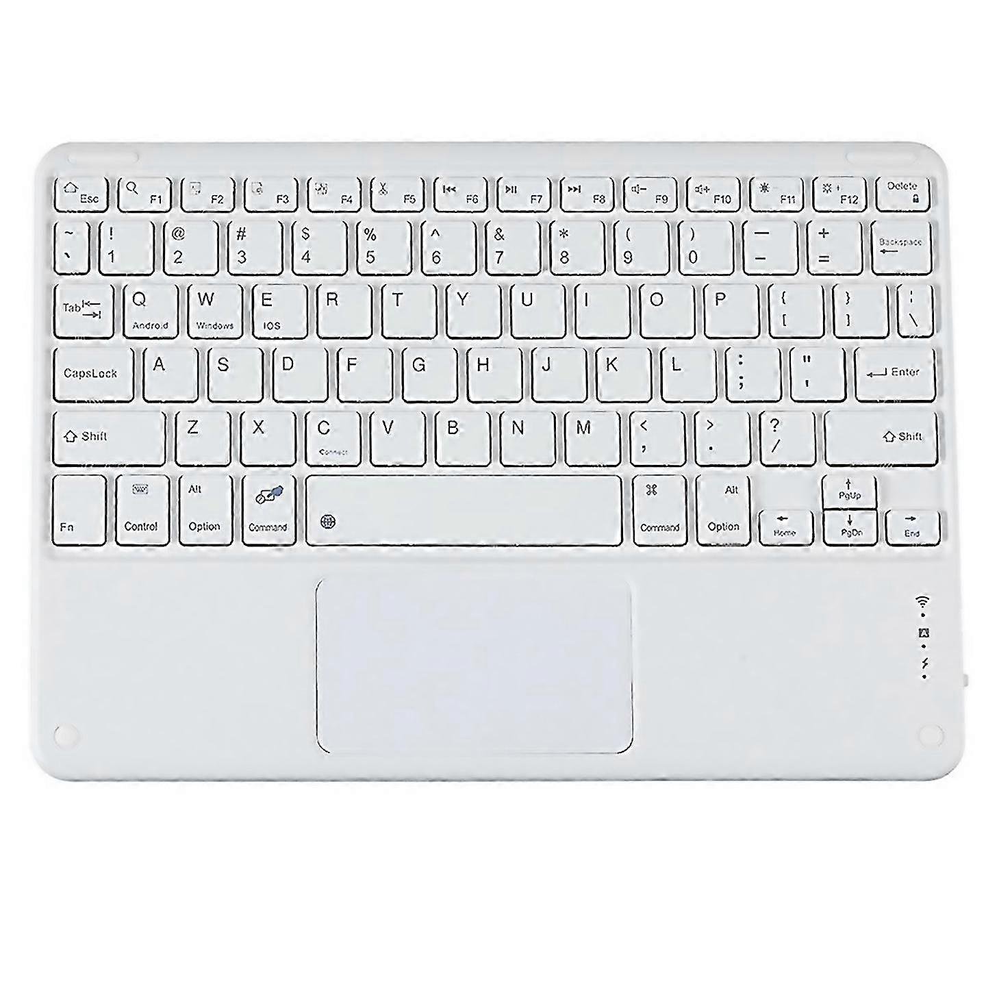 For Wireless Keyboard Bluetooth Keyboard For Pc Tablet Gaming Fruugo Uk White