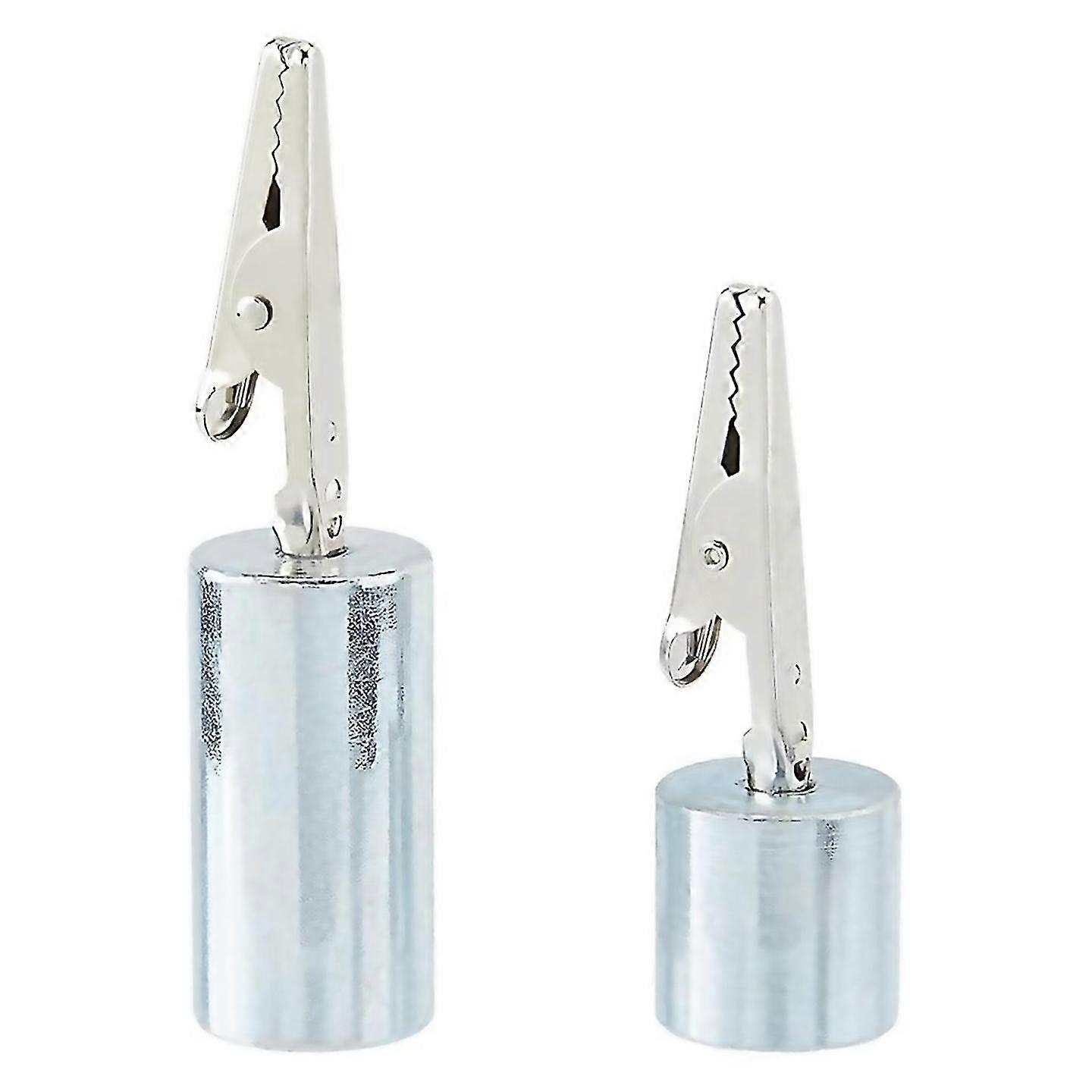 For 2pcs 2 Styles Iron Weight Alligator Clip Tools Alligator Clips