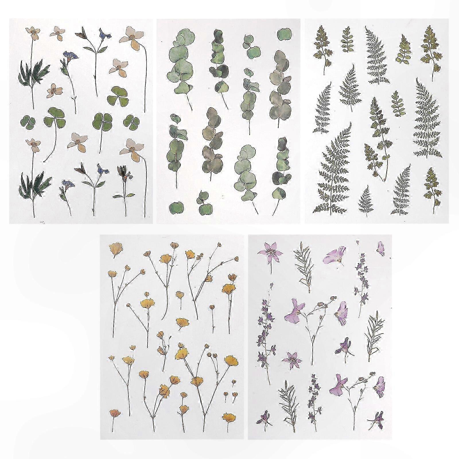 5 adet Planlayıcı Çıkartmalar DIY Dekorasyon Yeşil Bitkiler Planlayıcılar için Çıkartmalar Scrapbook