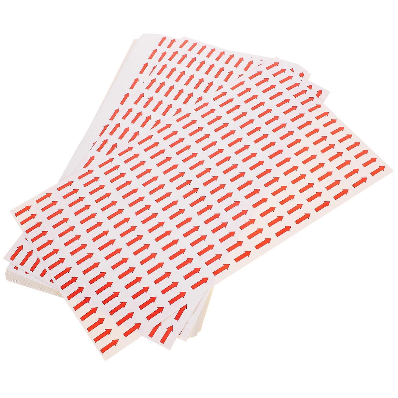 50 sheets Warning labels Selfadhesive directional indicators Removable safety and caution labels for various surfaces For floor markings and
