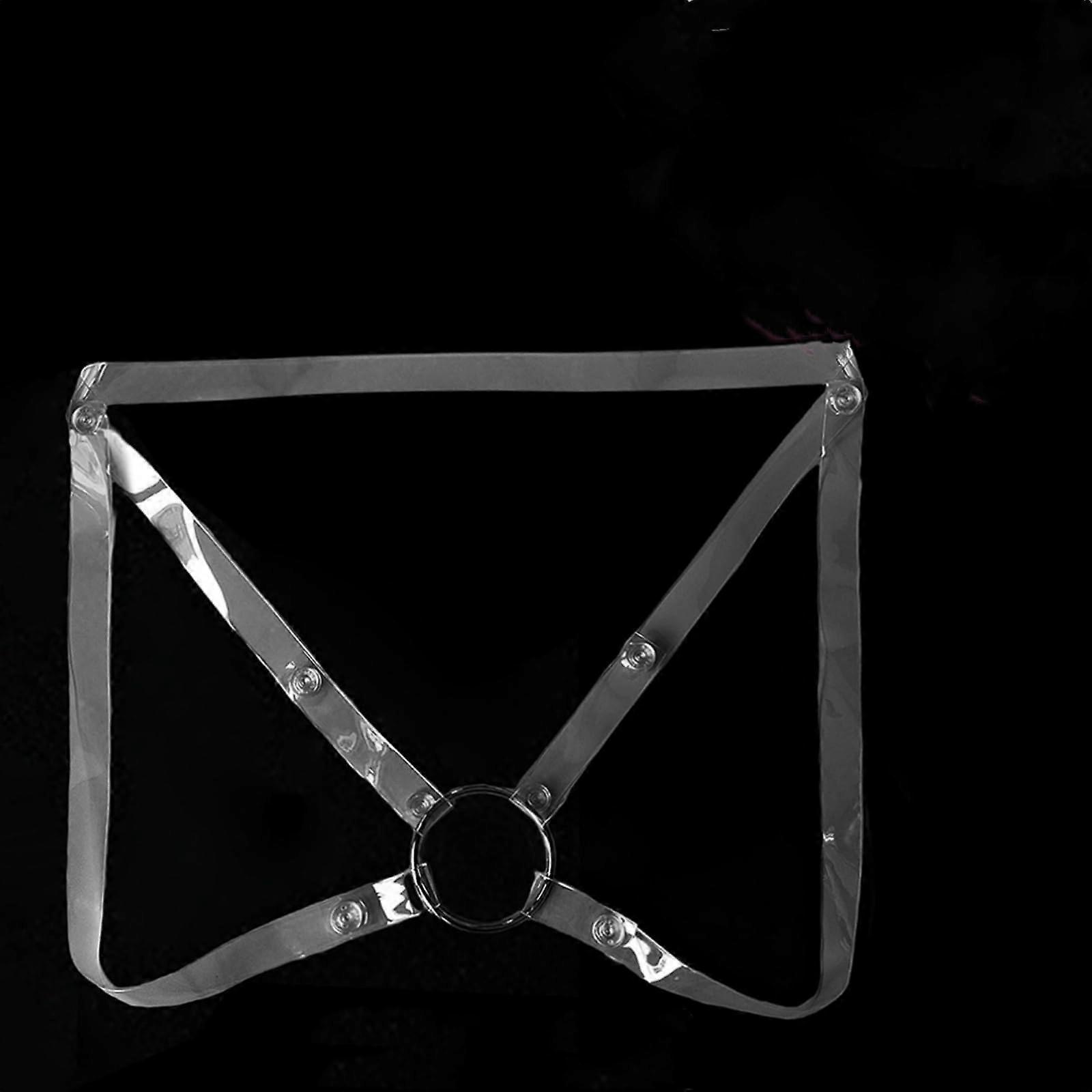 Transparent 3 Way Chastity Belt for Men, Waterproof, Abrasion Resistant, Adjustable Size, Model A375 (Four-Way)