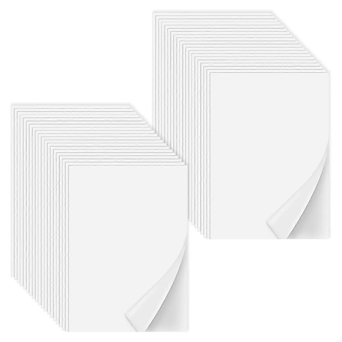 Iron on Adhesive Sheets 40PCS, A4 Size Fusible Adhesive Sheets