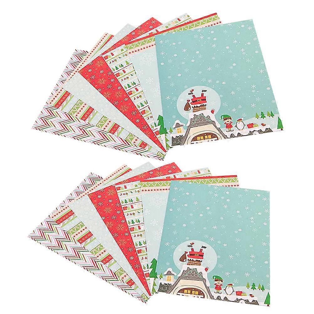 Patterned Paper For Crafts Craft Enthusiasts 20x15cm Assorted Projects Scrapbooking Background Decoration 14 Sheets
