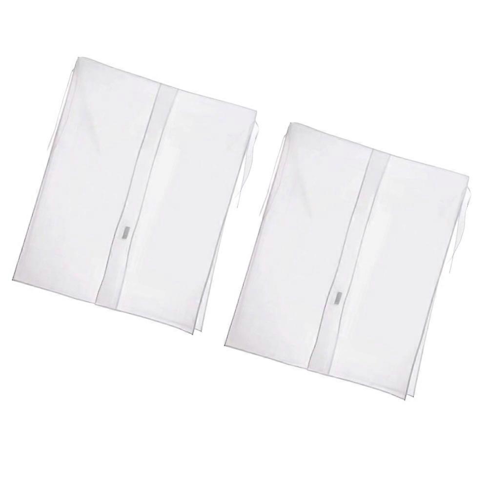 Foldable Hanging Pouch For Suit Clothes Storage L Size Practical Dust-Proof Design Perfect For Home And Travel Use 2Pcs