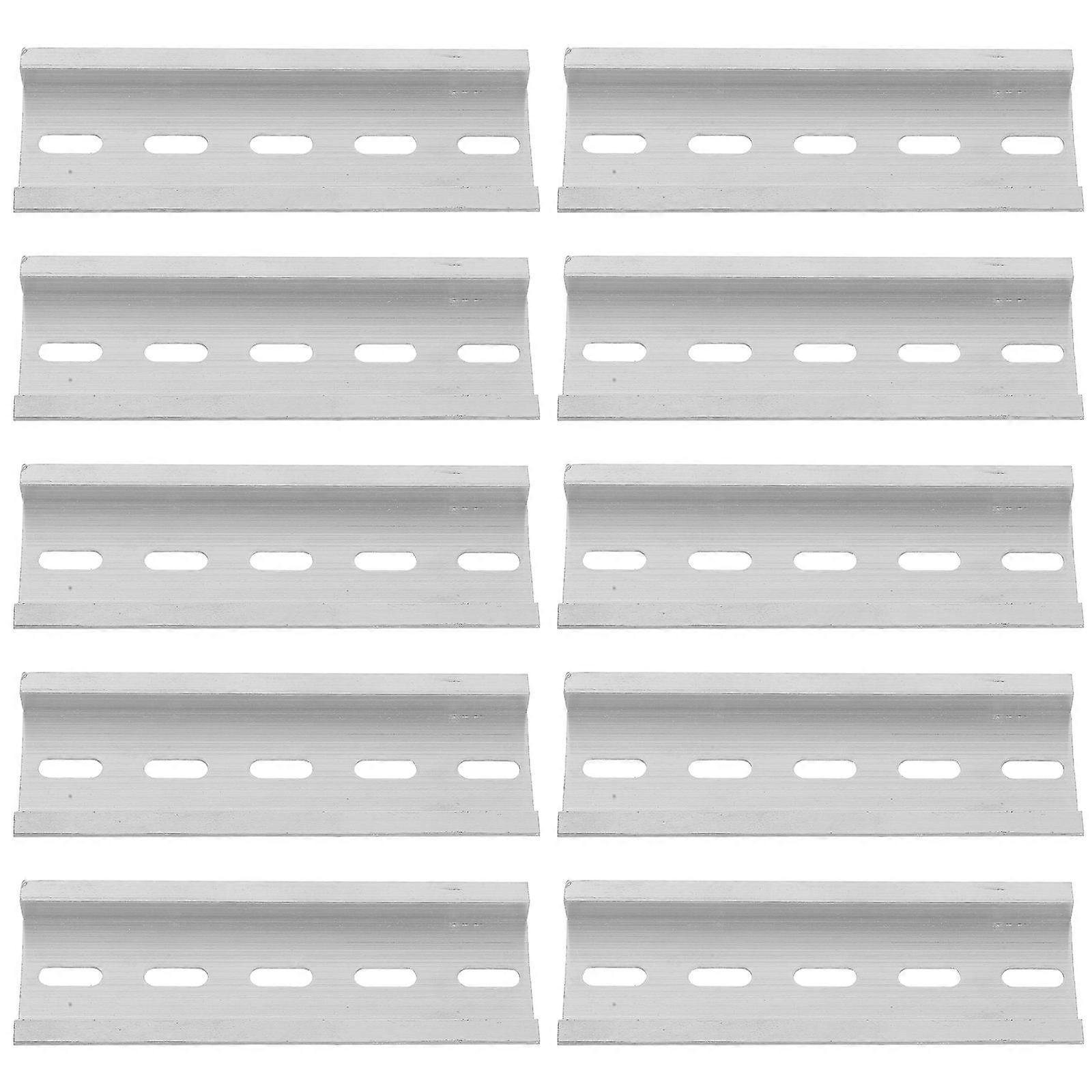 10Pack Industry Din Rails For Supporting Electronic Components In Industrial Use Crafted From Sturdy Materials