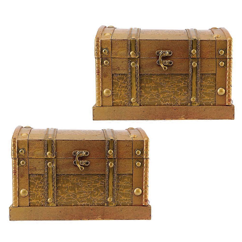 خمر الخمر القراصنة الكنز مربع العتيقة المجوهرات حلية تخزين صندوق لديكور المنزل والحفلات تحت عنوان ، منظم تذكار ريفي